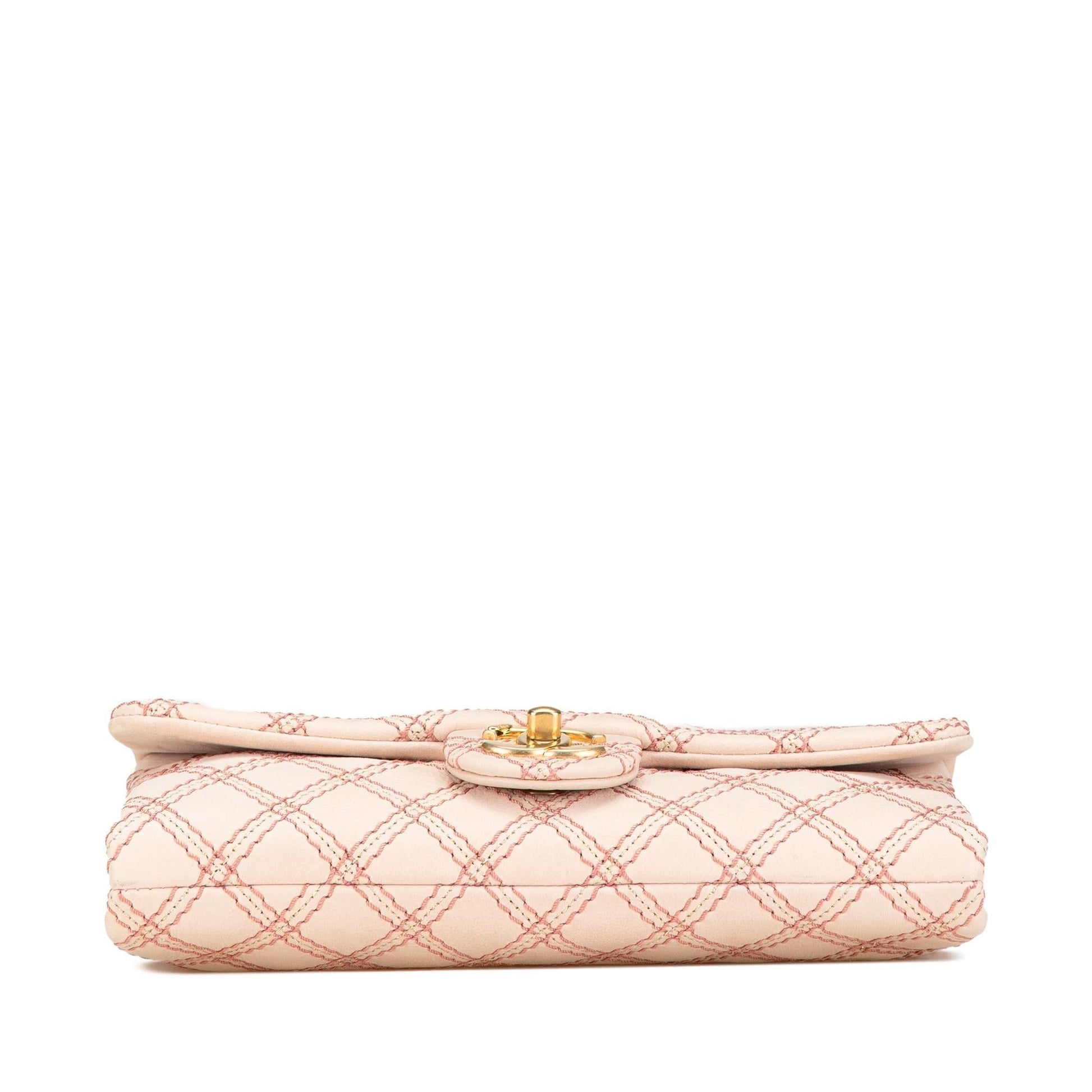 Chanel Calfskin Triple Stitched Flap SHG-ipz6QD Small Handbag