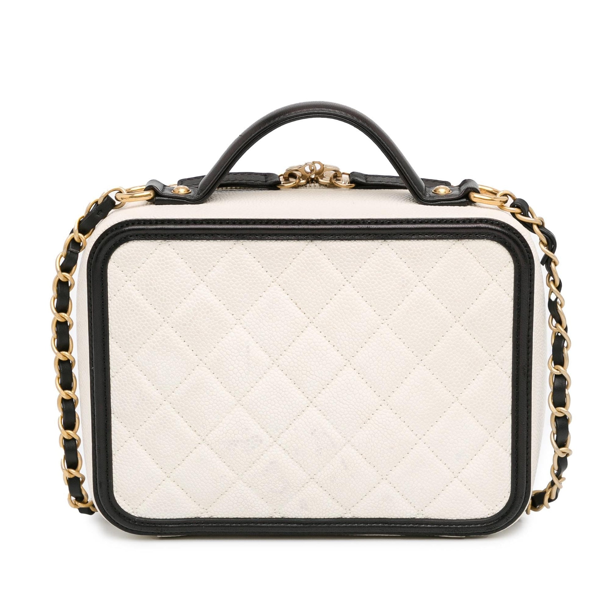 Chanel Caviar CC Filigree Vanity SHG-Bp5TXl Small Handbag