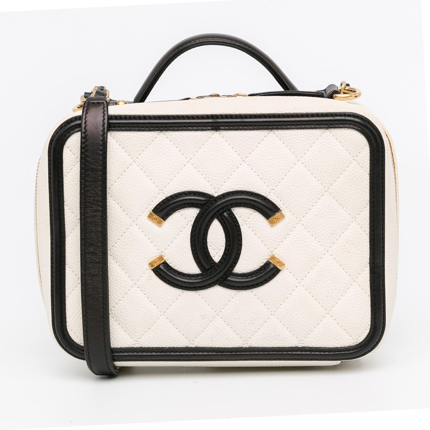 Chanel Caviar CC Filigree Vanity SHG-Bp5TXl Small Handbag
