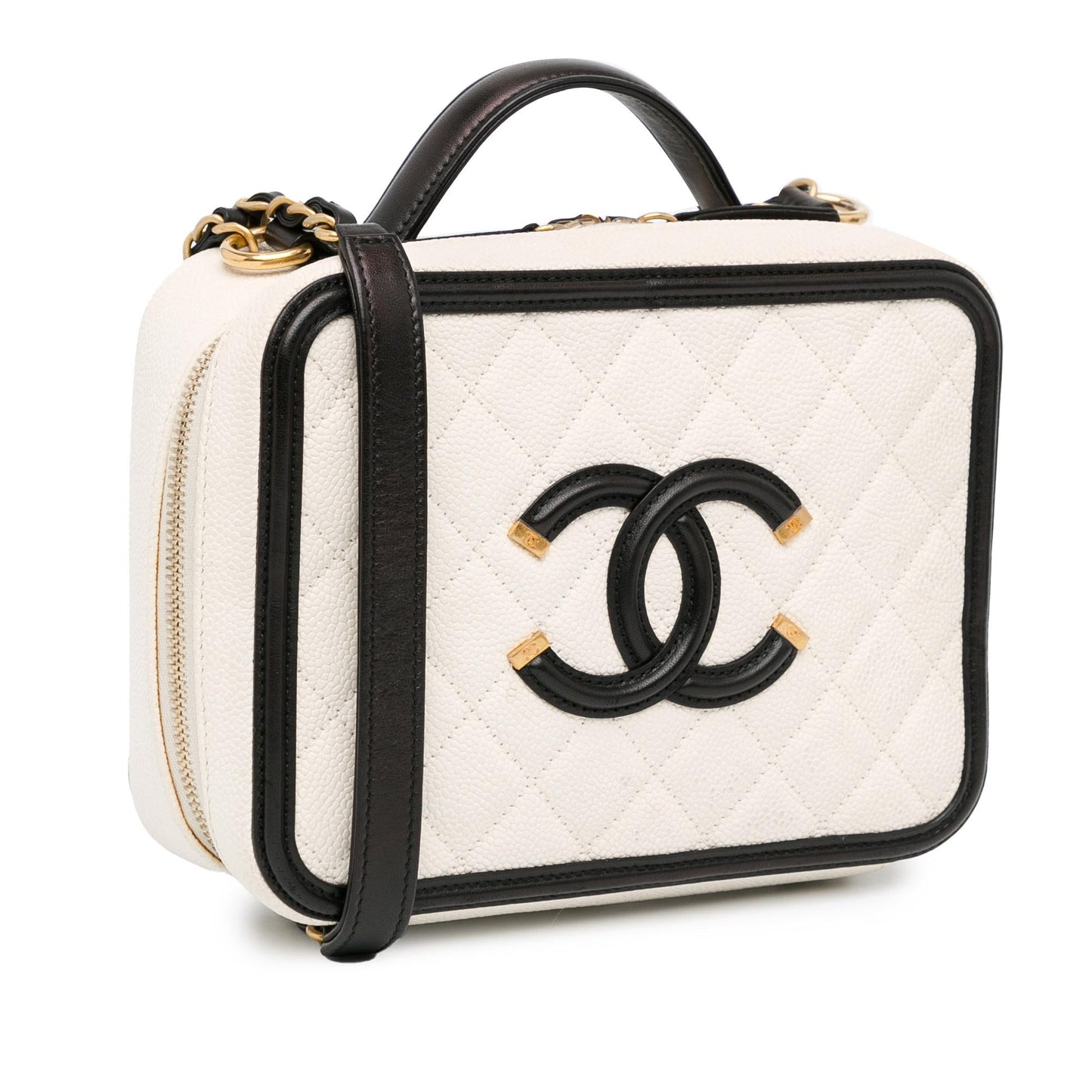Chanel Caviar CC Filigree Vanity SHG-Bp5TXl Small Handbag