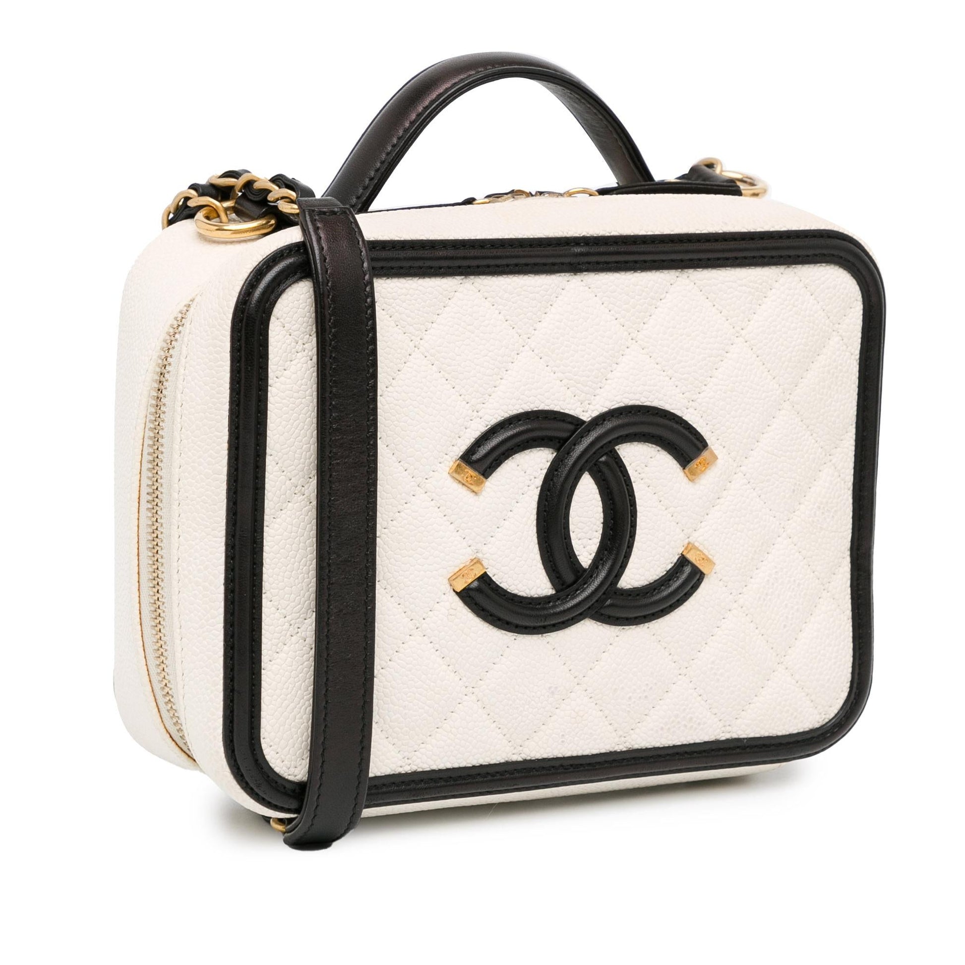 Chanel Caviar CC Filigree Vanity SHG-Bp5TXl Small Handbag