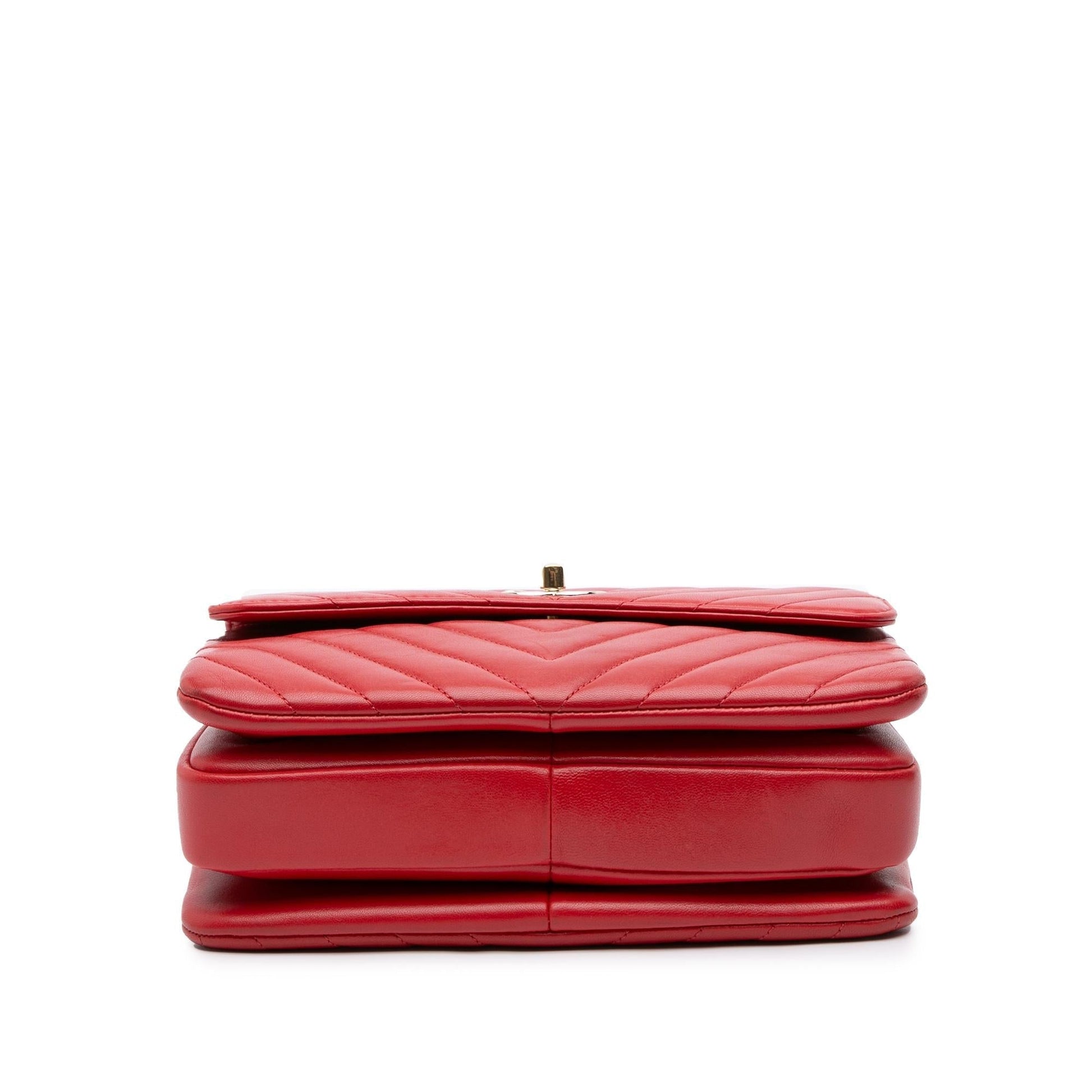 Chanel Chevron Lambskin Trendy CC Flap Small Handbag