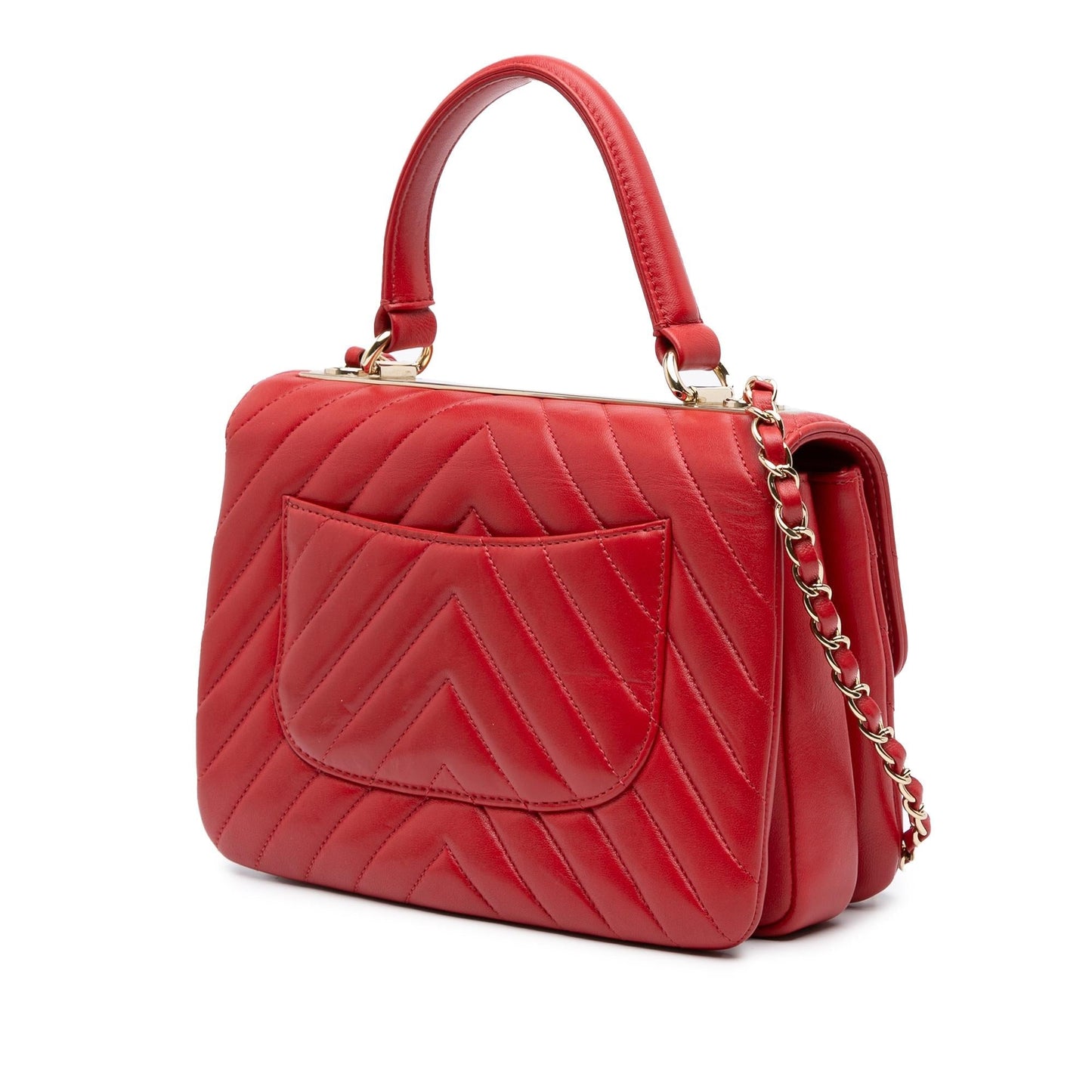 Chanel Chevron Lambskin Trendy CC Flap Small Handbag