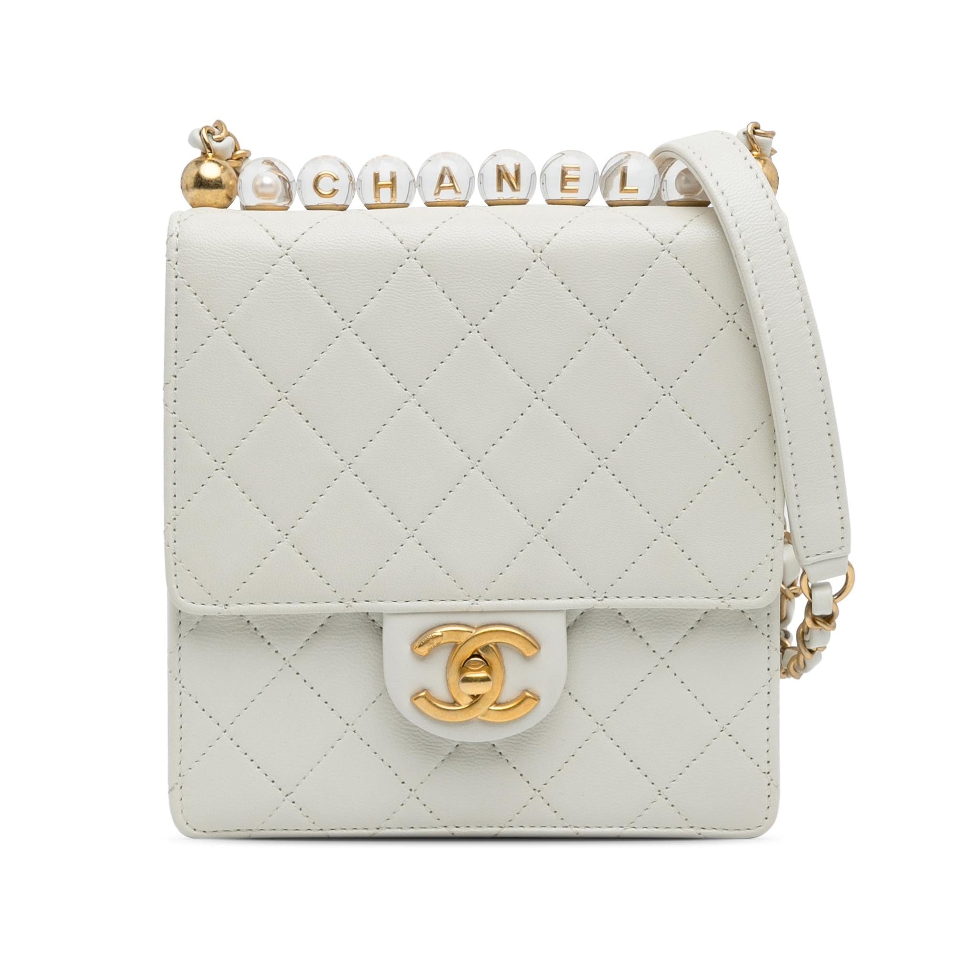 Chanel Chic Pearls Flap Small Handbag