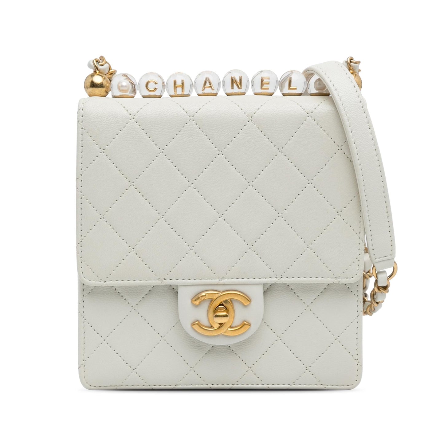 Chanel Chic Pearls Flap Small Handbag Flap 1