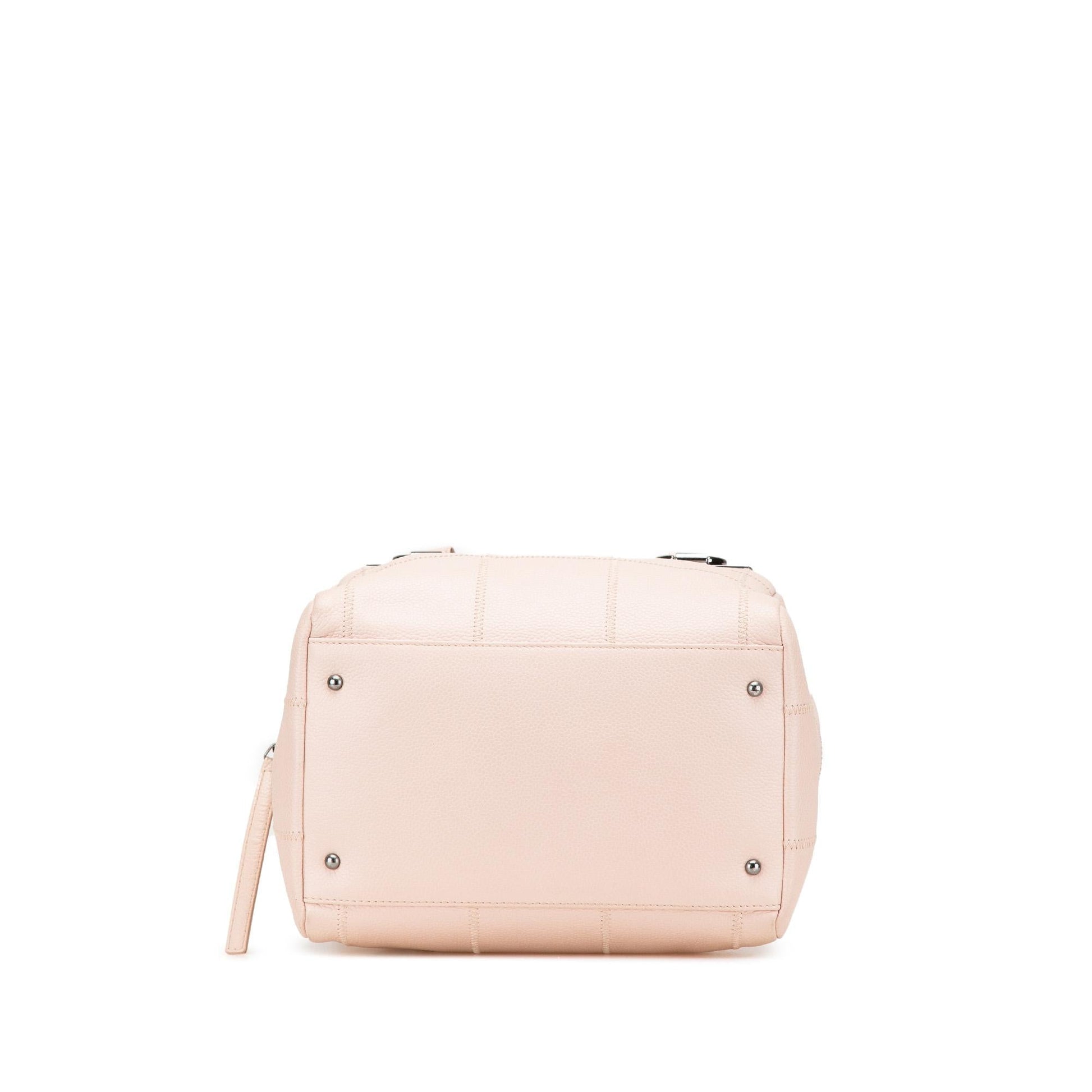 Chanel Choco Bar Caviar LAX Bowler Small Handbag