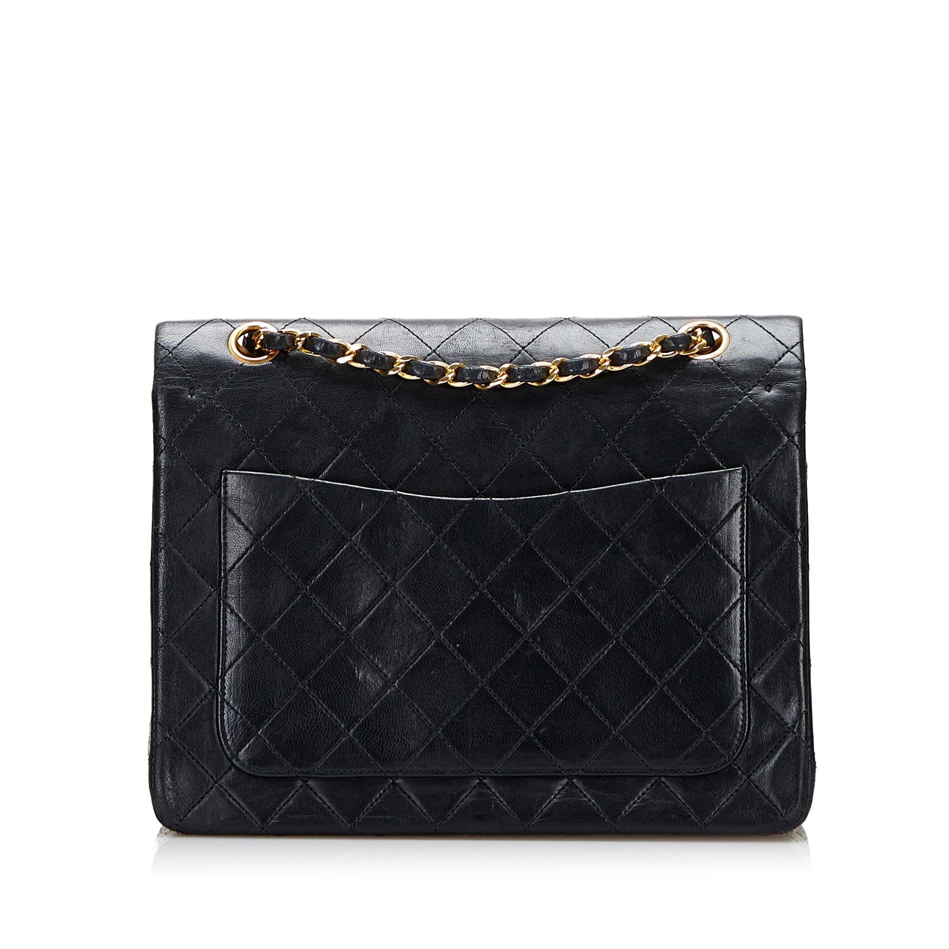 Chanel Classic Lambskin Double Flap SHG-VbrRMT Small Handbag