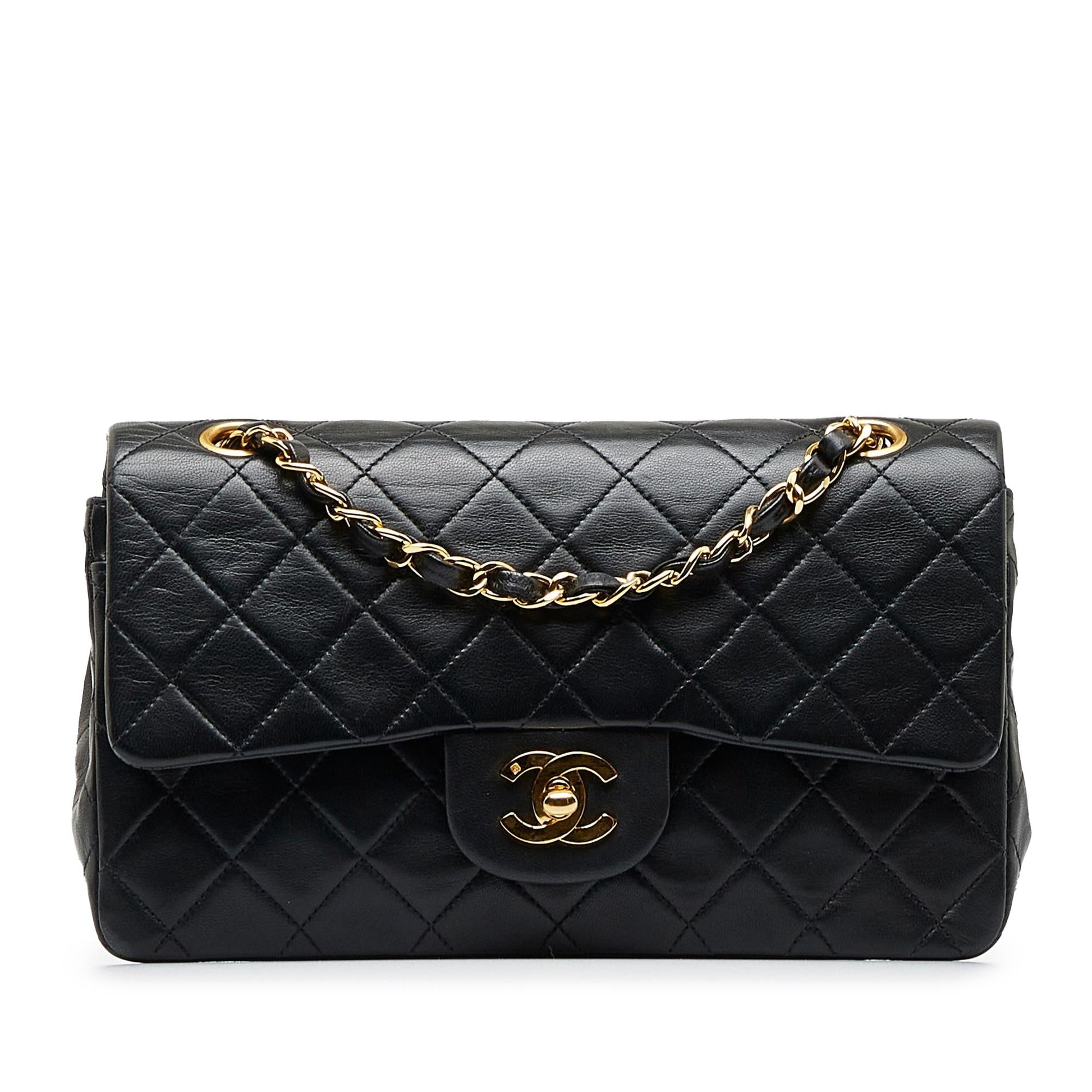 Chanel Classic Lambskin Double Flap SHG-VK8E3E Small Handbag