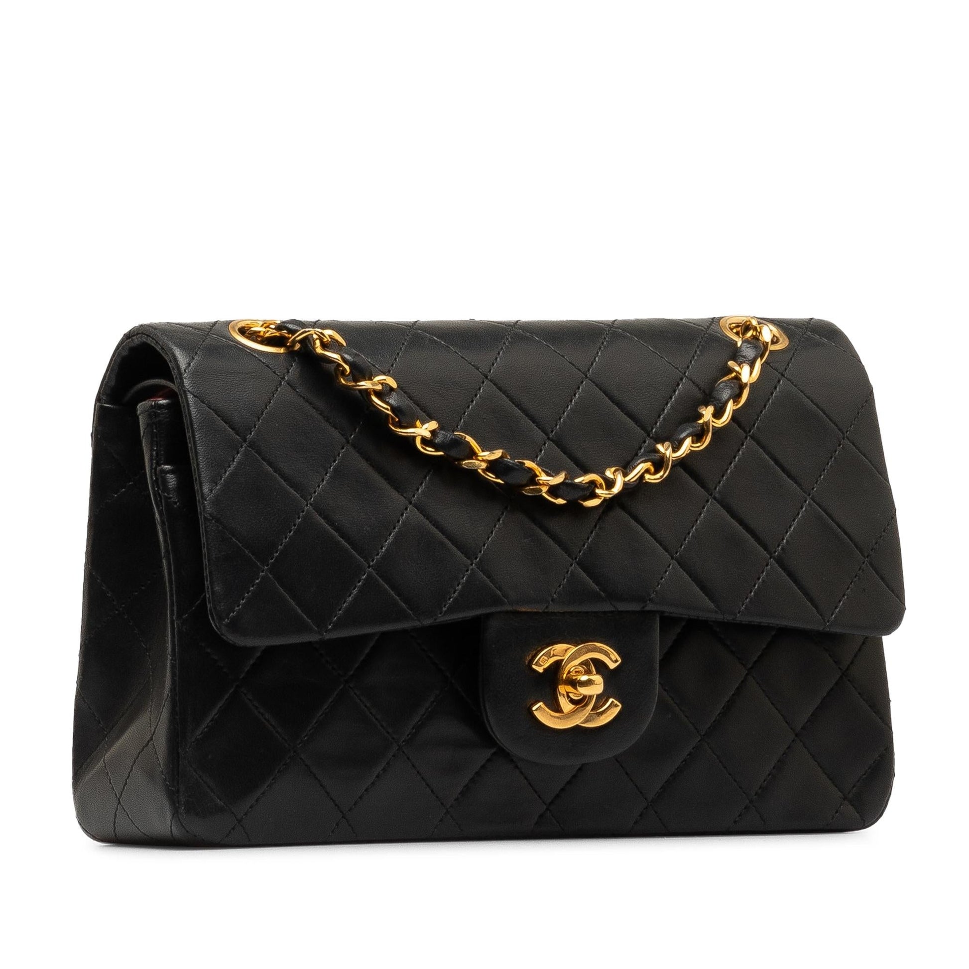 Chanel Classic Lambskin Double Flap SHG-RTXYTz Small Handbag