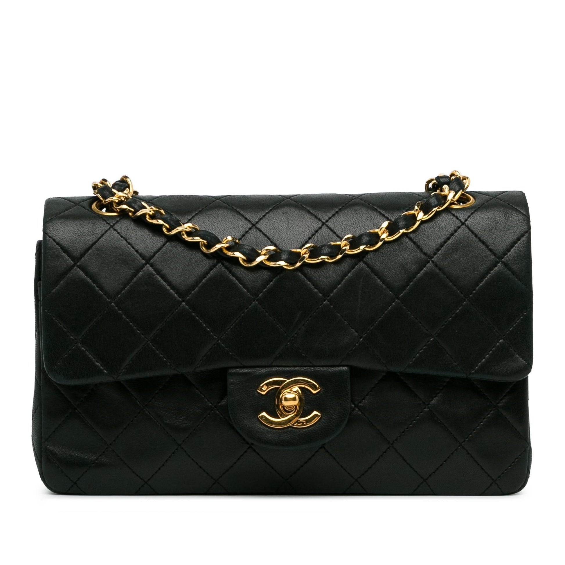 Chanel Classic Lambskin Double Flap SHG-e2qOYF Small Handbag