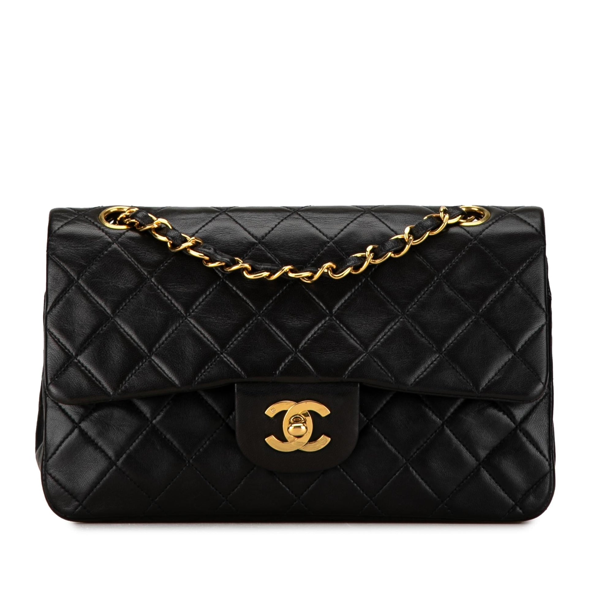 Chanel Classic Lambskin Double Flap SHG-FgW8Qu Small Handbag