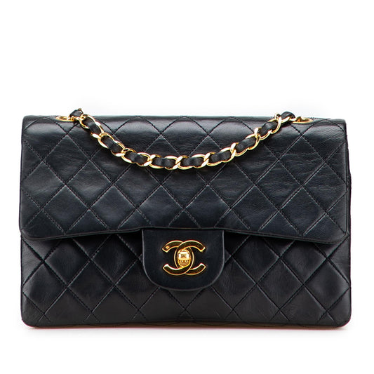 Chanel Classic Lambskin Double Flap Small Handbag Flap 10