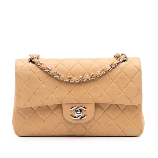 Chanel Classic Lambskin Double Flap Small Handbag Flap 13
