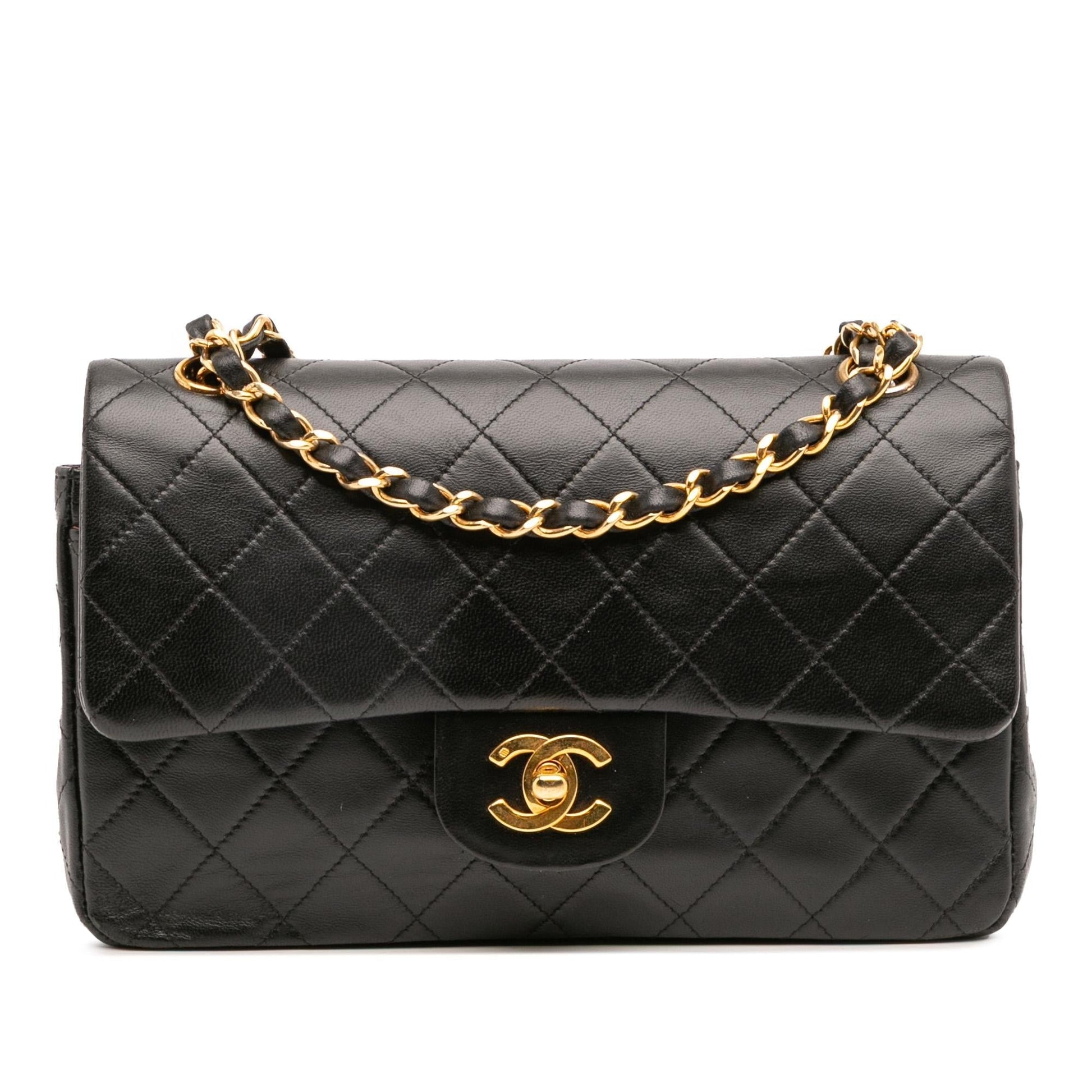 Chanel Classic Lambskin Double Flap Small Handbag Flap 18