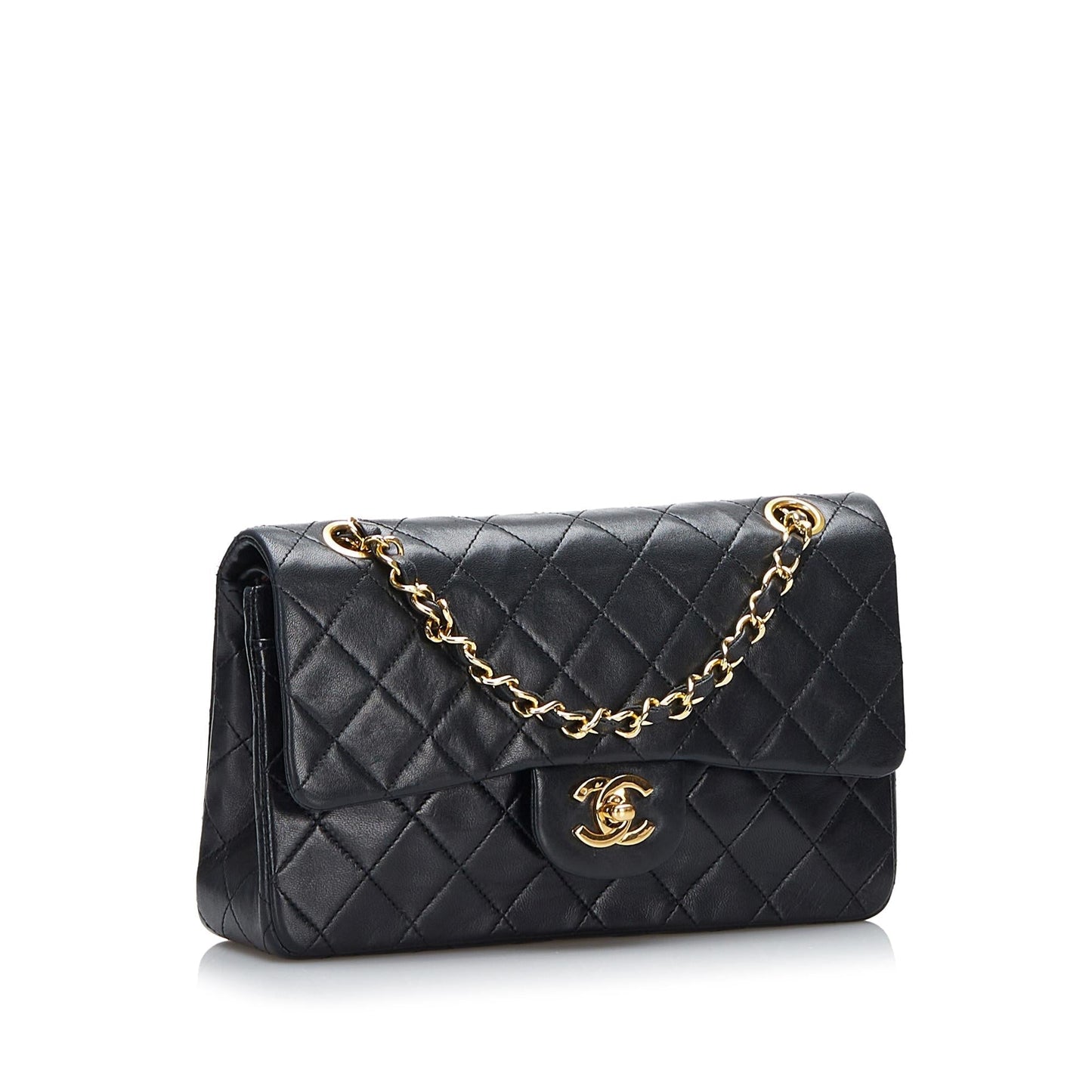 Chanel Classic Lambskin Double Flap SHG-Z0Wpq5 Small Leather Shoulder Bag
