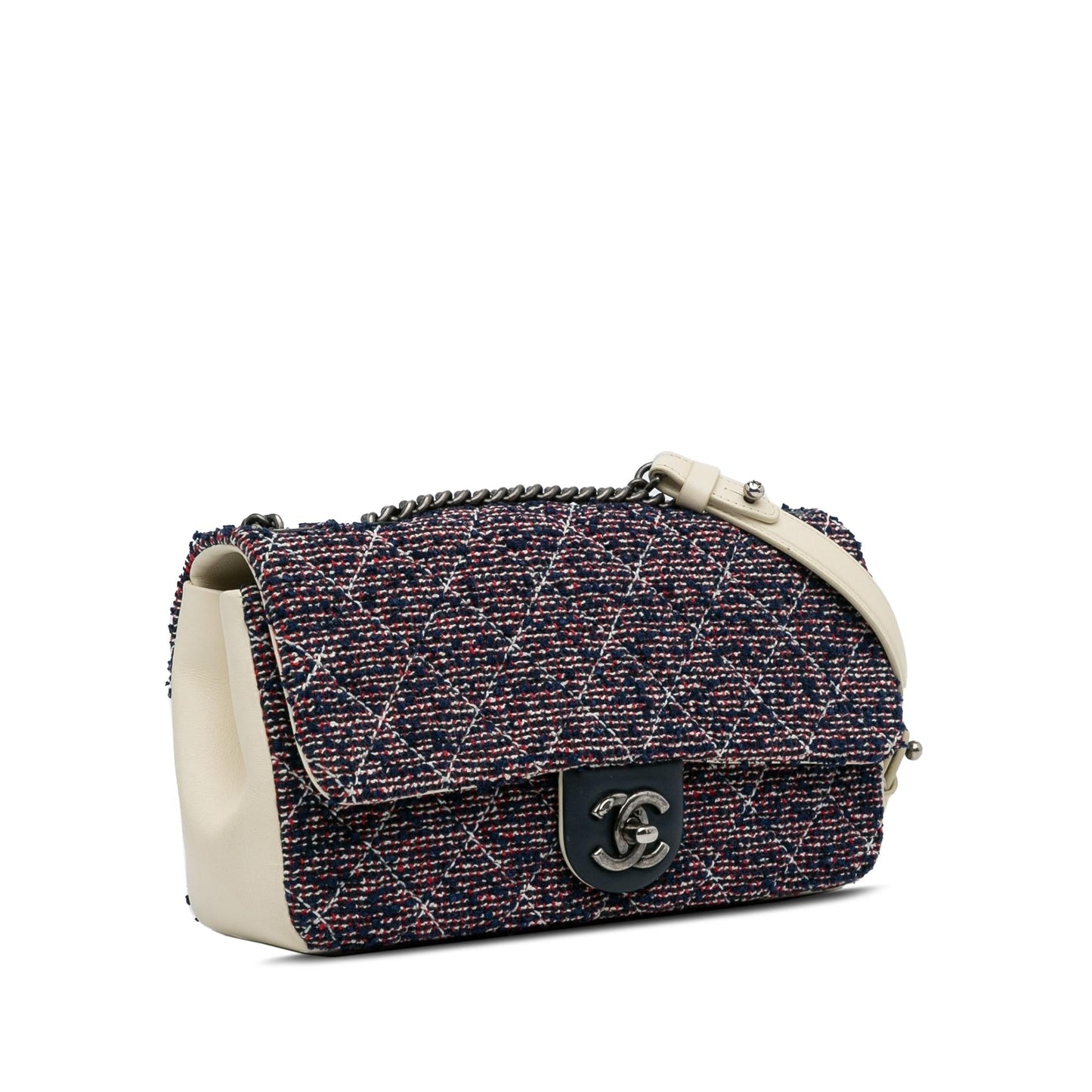 Chanel Classic Tweed Flap SHG-j8wOZn Small Shoulder Bag