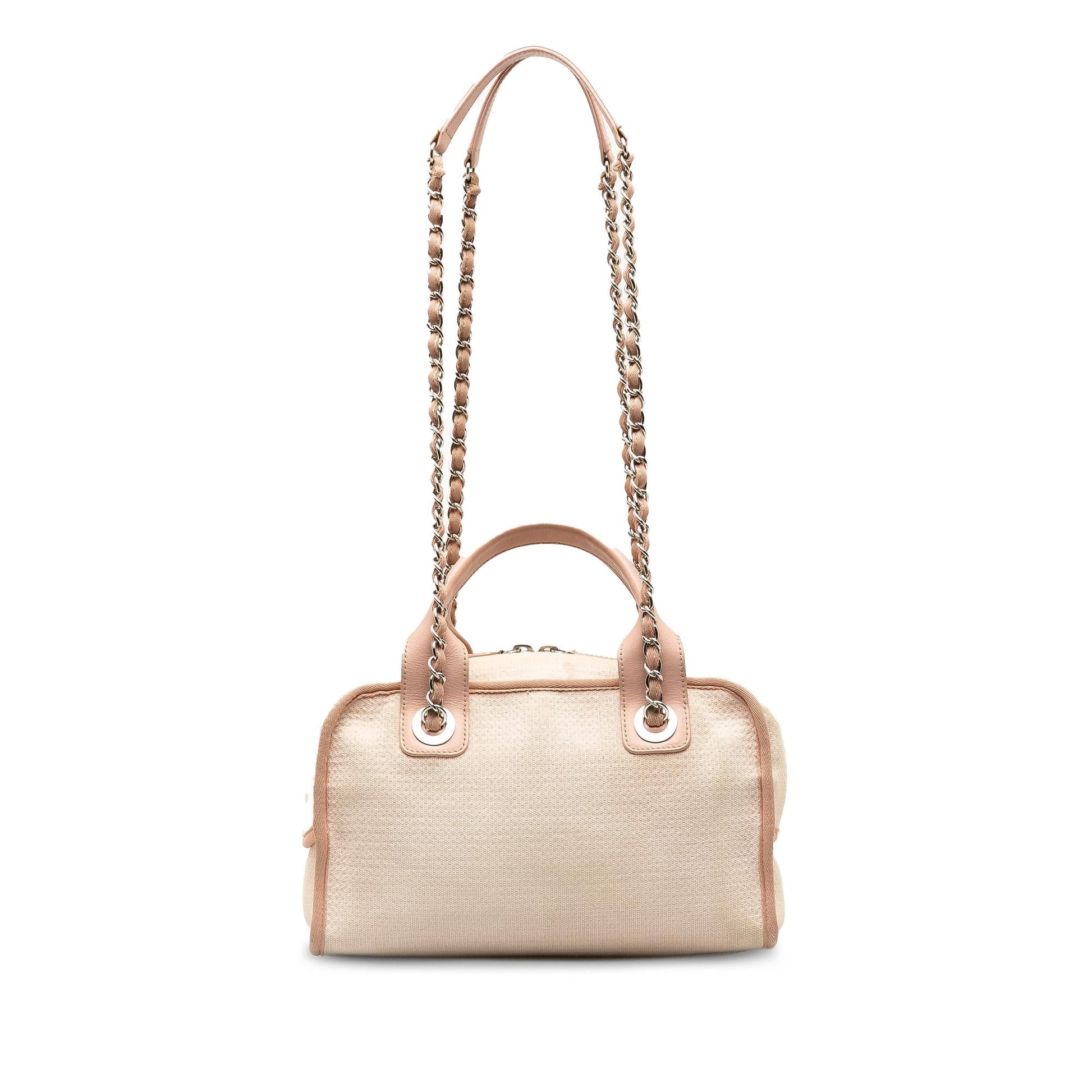 Chanel Deauville Bowling Satchel SHG-lwvfoQ Small Satchel Bag