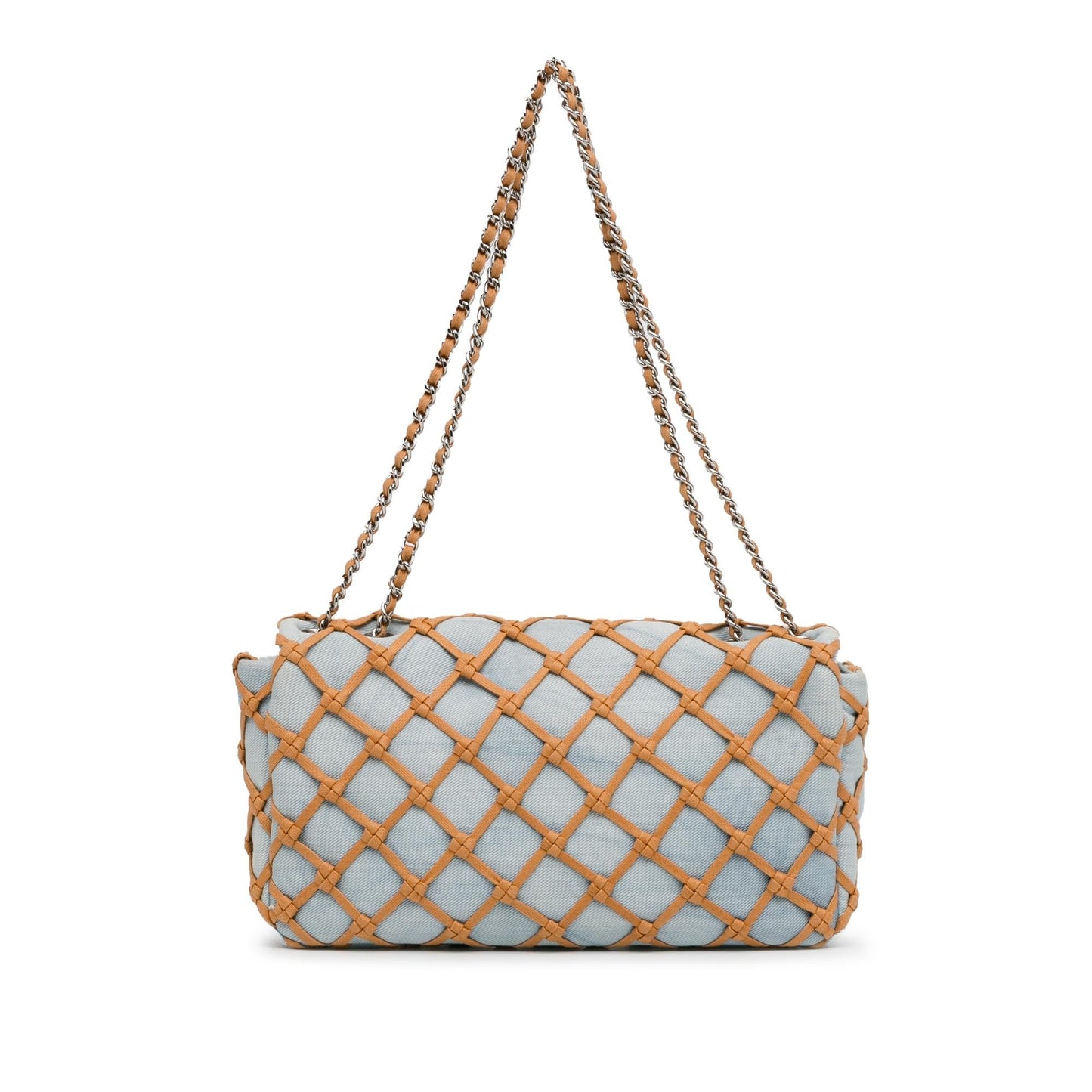 Chanel Denim Canebiers Net Flap SHG-bzsj0K Small Handbag