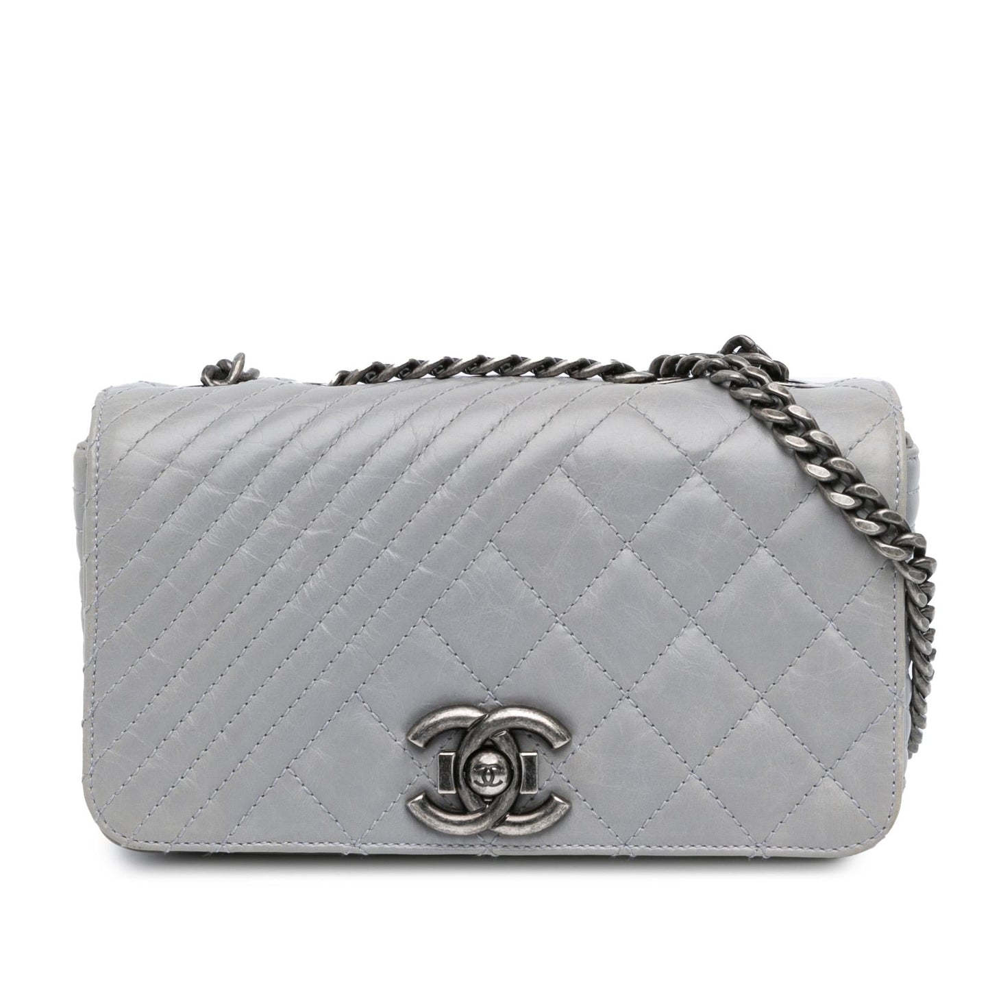 Chanel Glazed Calfskin Coco Boy Flap Small Handbag