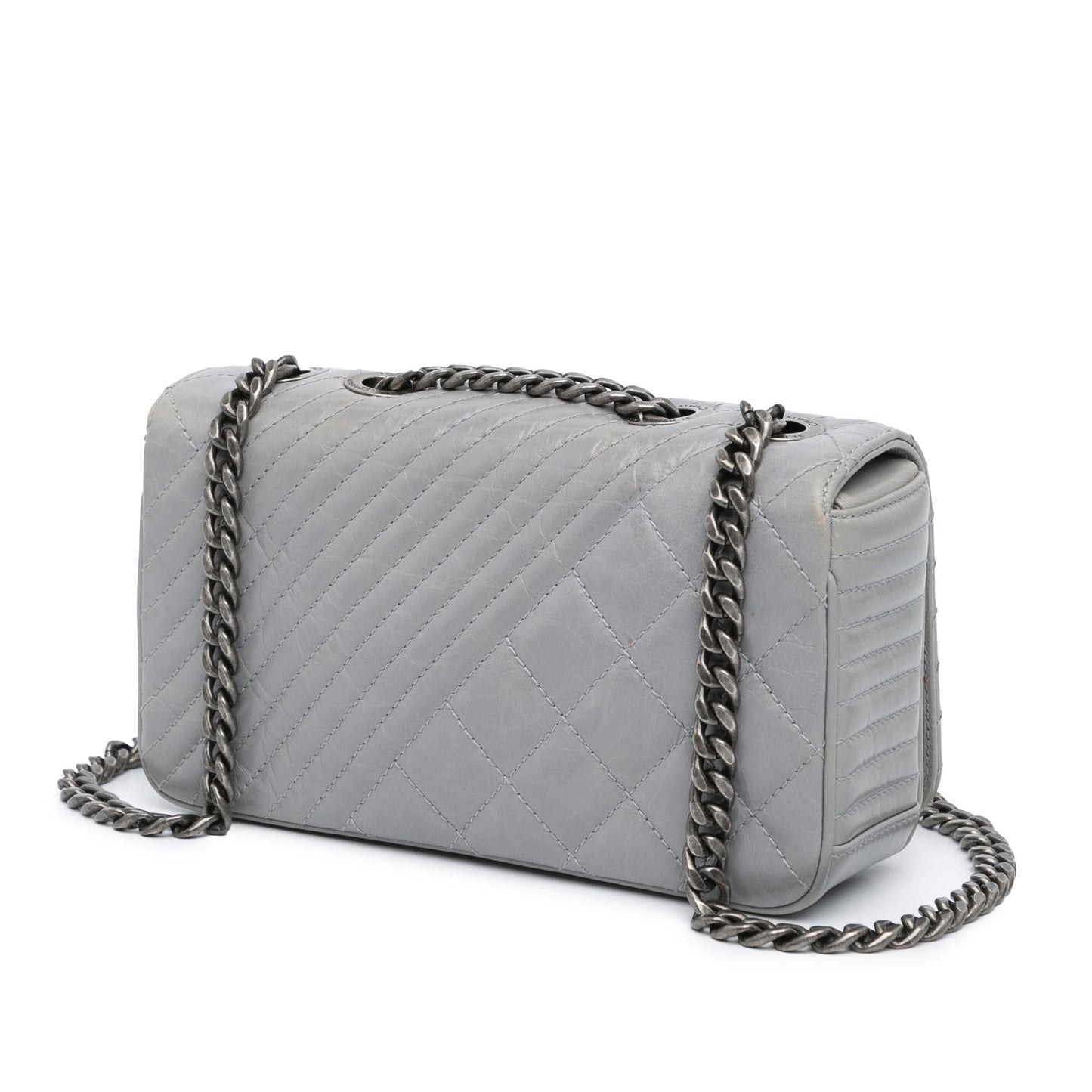 Chanel Glazed Calfskin Coco Boy Flap Small Handbag