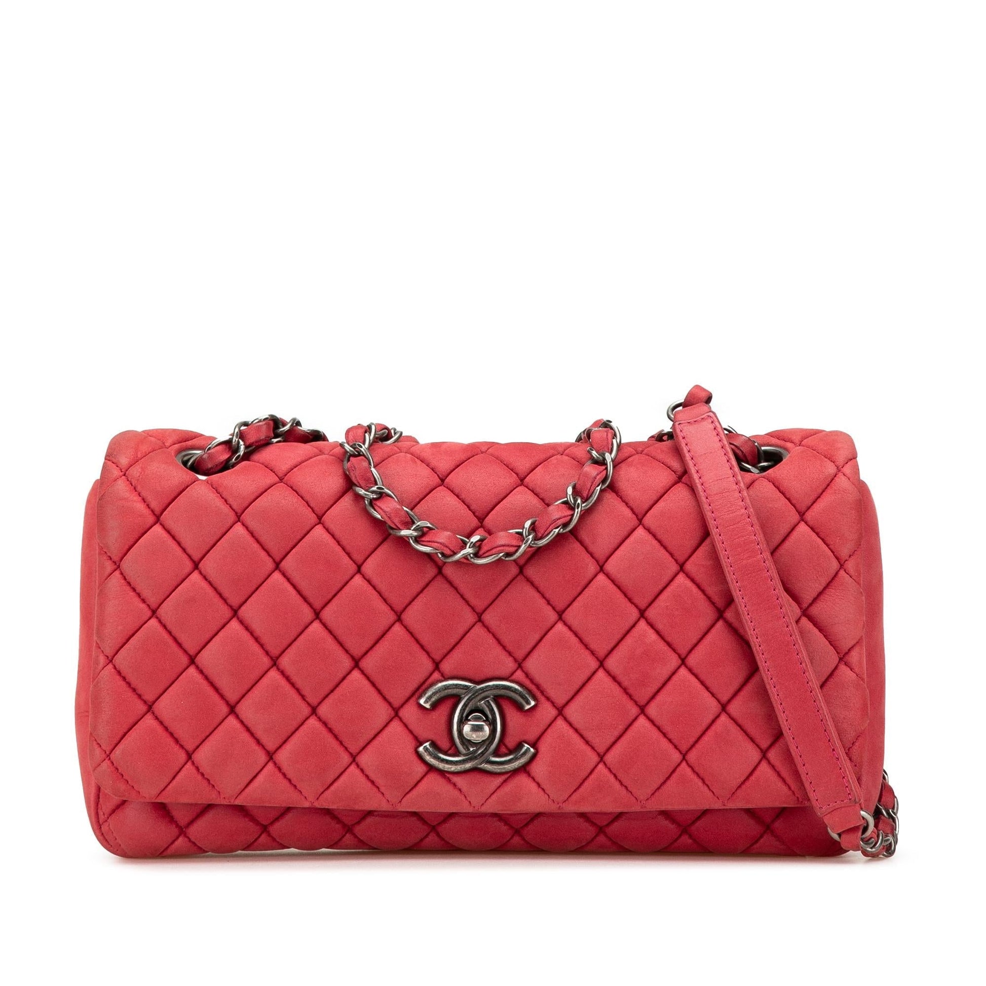 Chanel Iridescent Calfskin New Bubble Flap Small Handbag