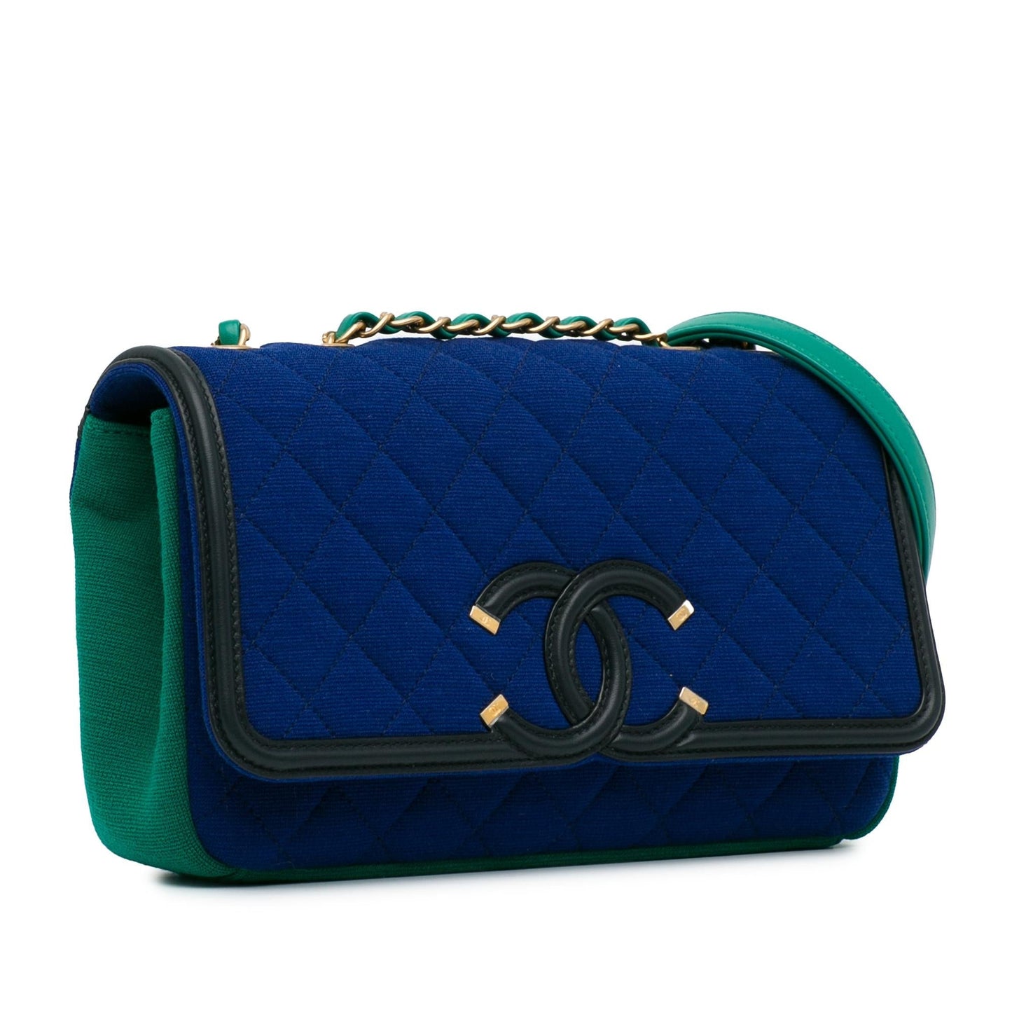 Chanel Jersey CC Filigree Flap SHG-c5awaZ Small Handbag