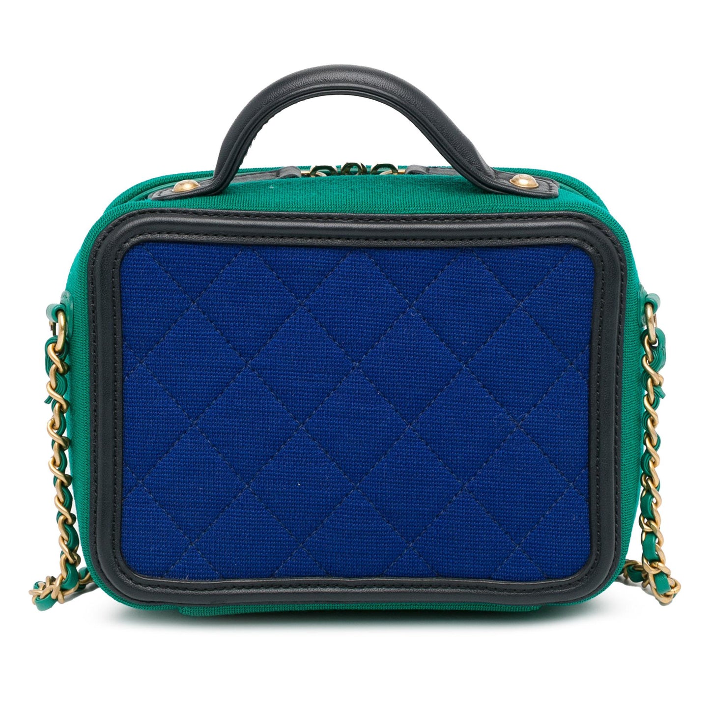 Chanel Jersey CC Filigree Vanity SHG-n3n03P Small Handbag