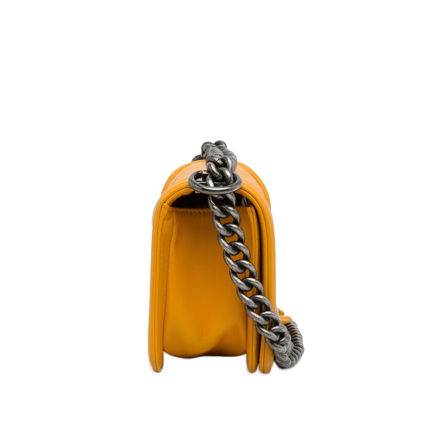 Chanel Lambskin Boy Flap SHG-TzClIp Small Handbag