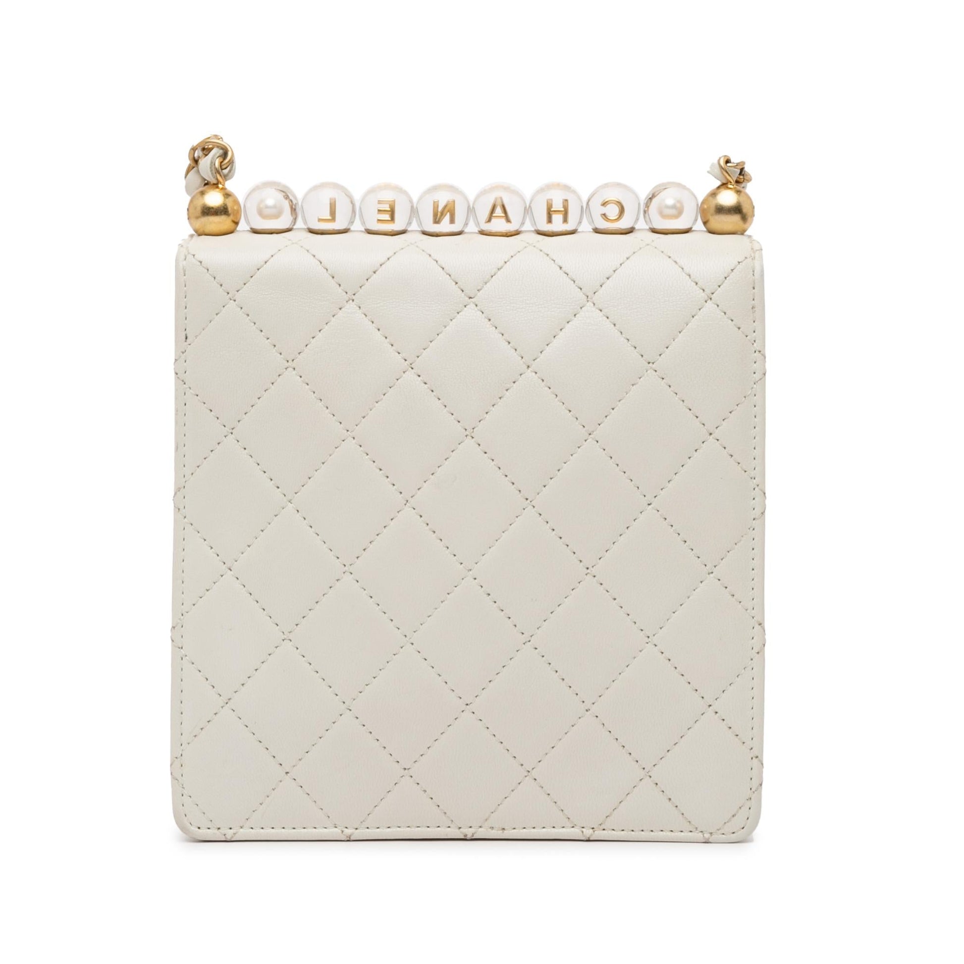 Chanel Lambskin Chic Pearls Flap SHG-dGzanu Small Handbag