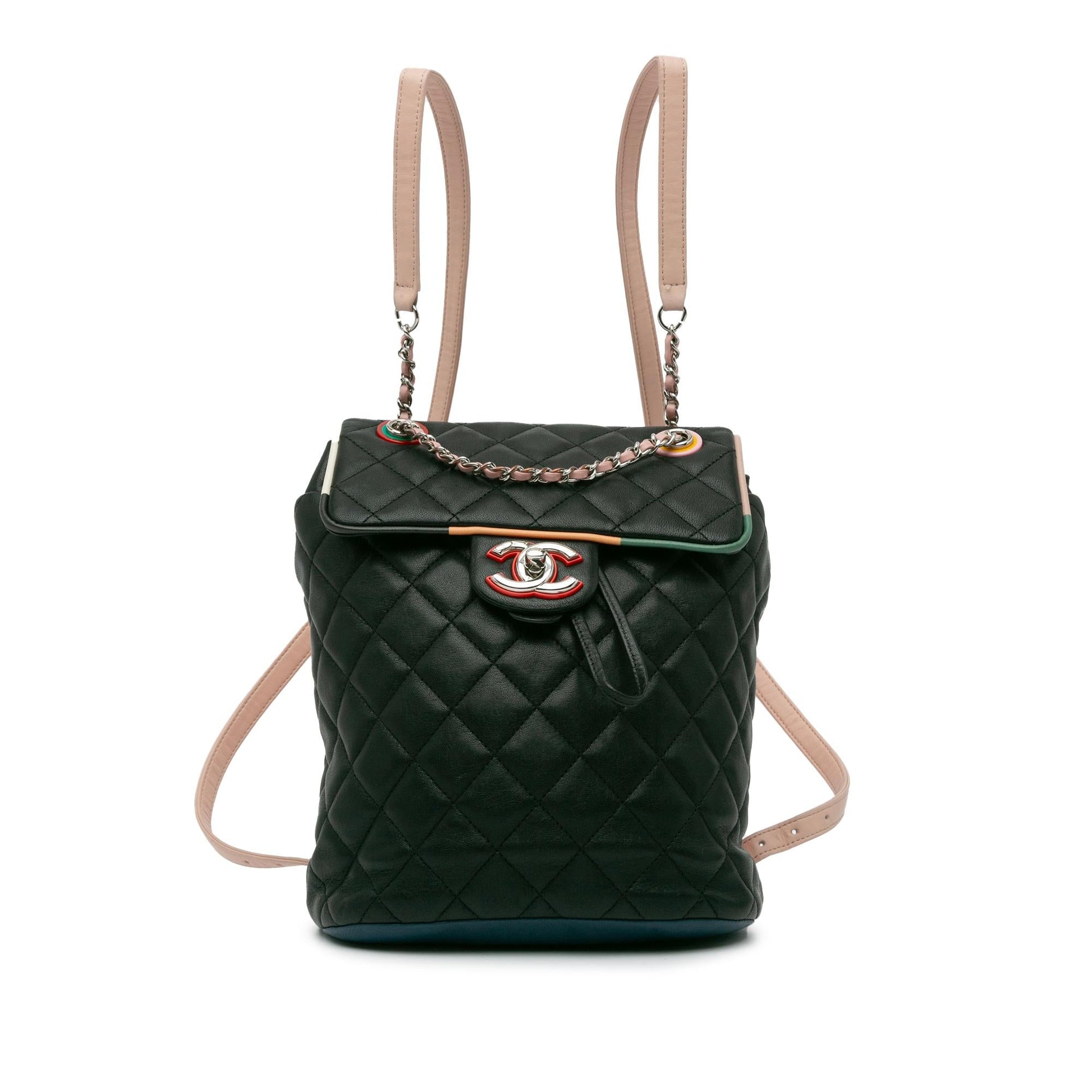 Chanel Lambskin Cuba Color Urban Spirit Backpack Small