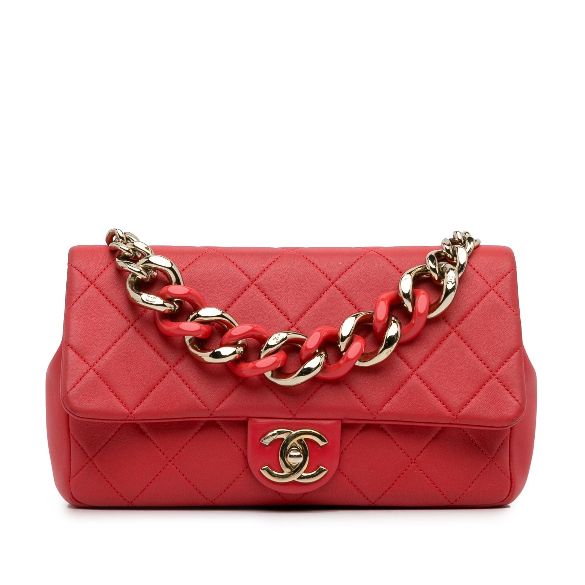 Chanel Lambskin Elegant Single Flap SHG-e6gpic Small Handbag