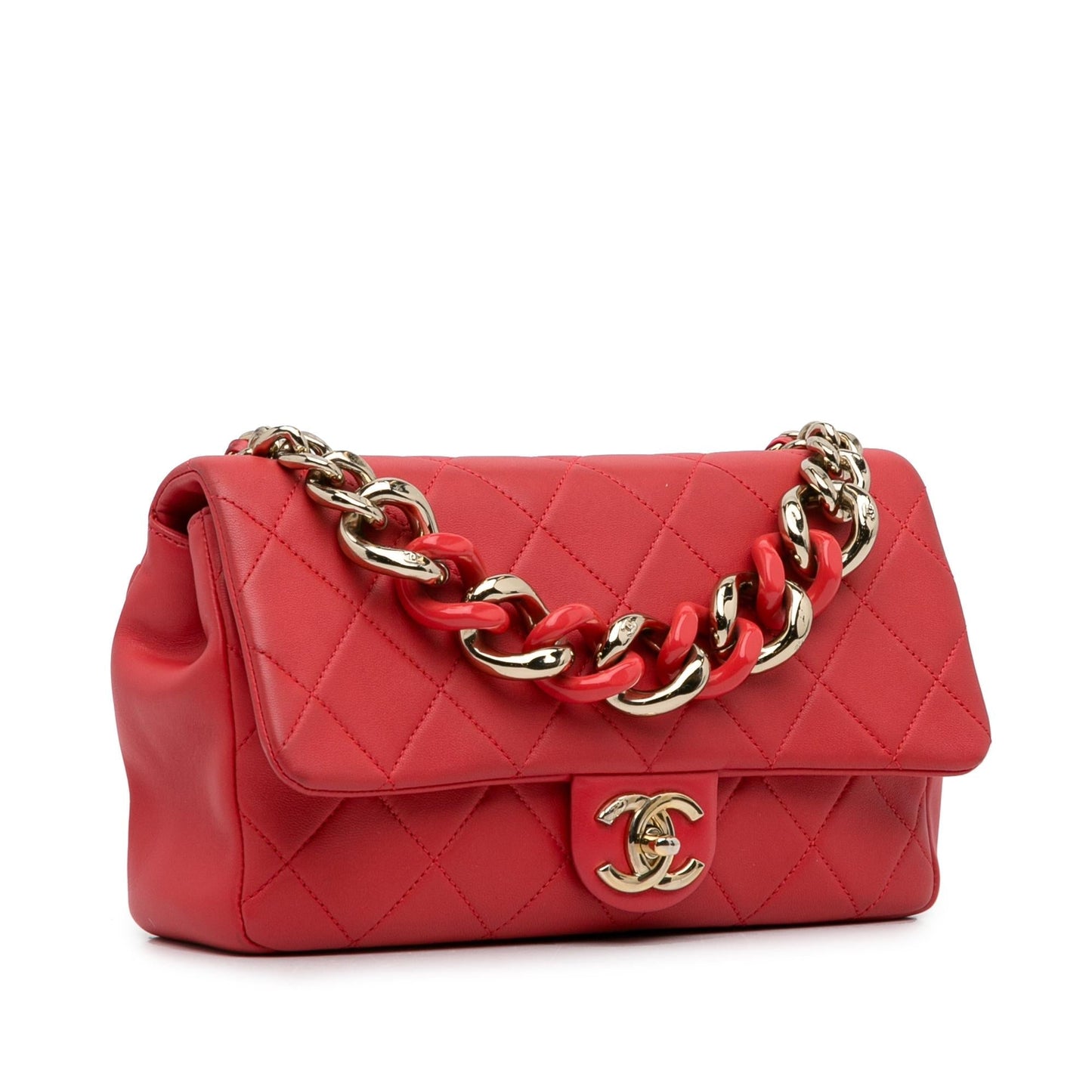 Chanel Lambskin Elegant Single Flap SHG-e6gpic Small Handbag