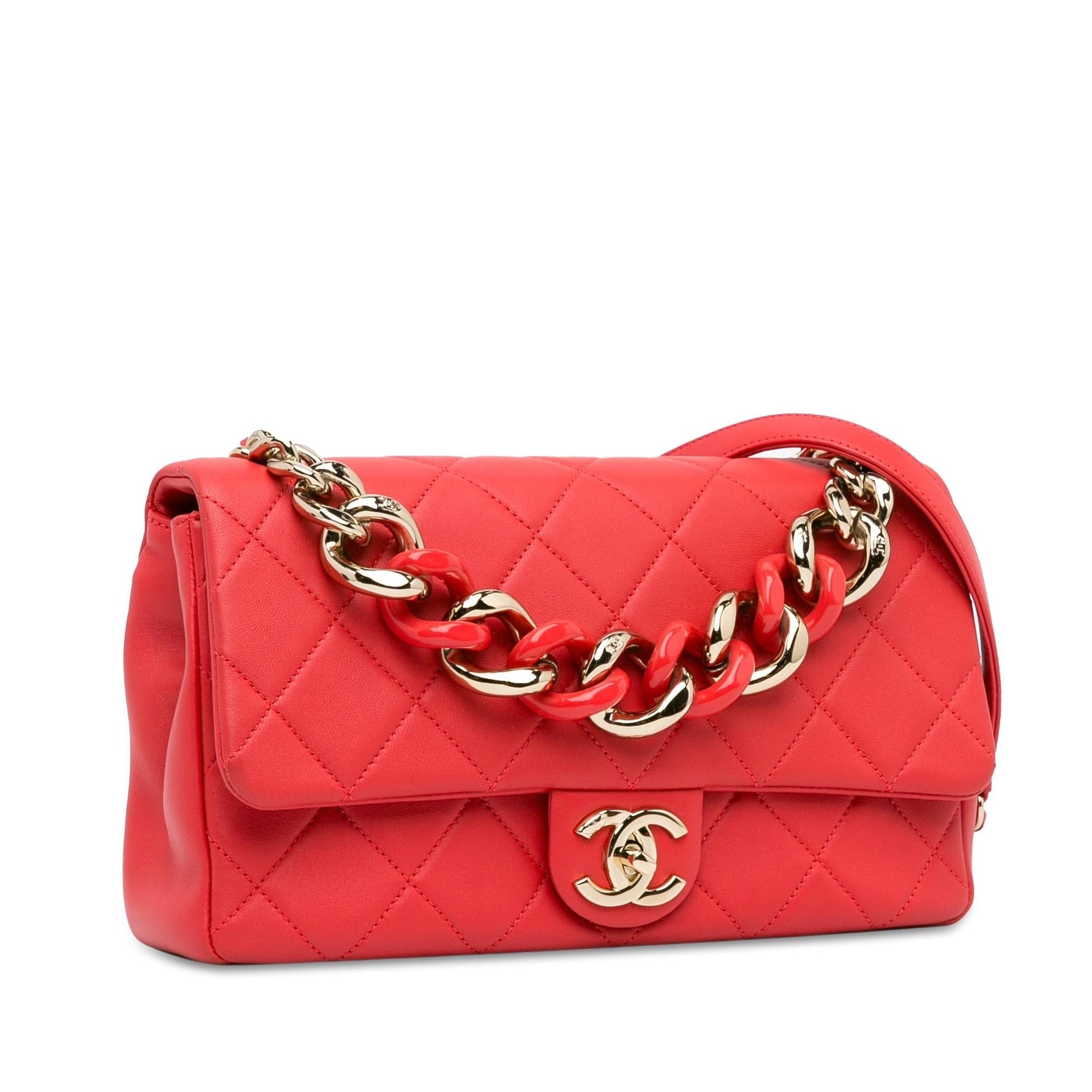Chanel Lambskin Elegant Single Flap SHG-SDFYLG Small Handbag