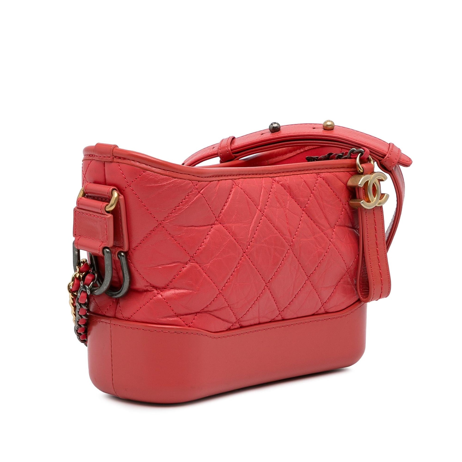Chanel Lambskin Gabrielle Small Crossbody Bag