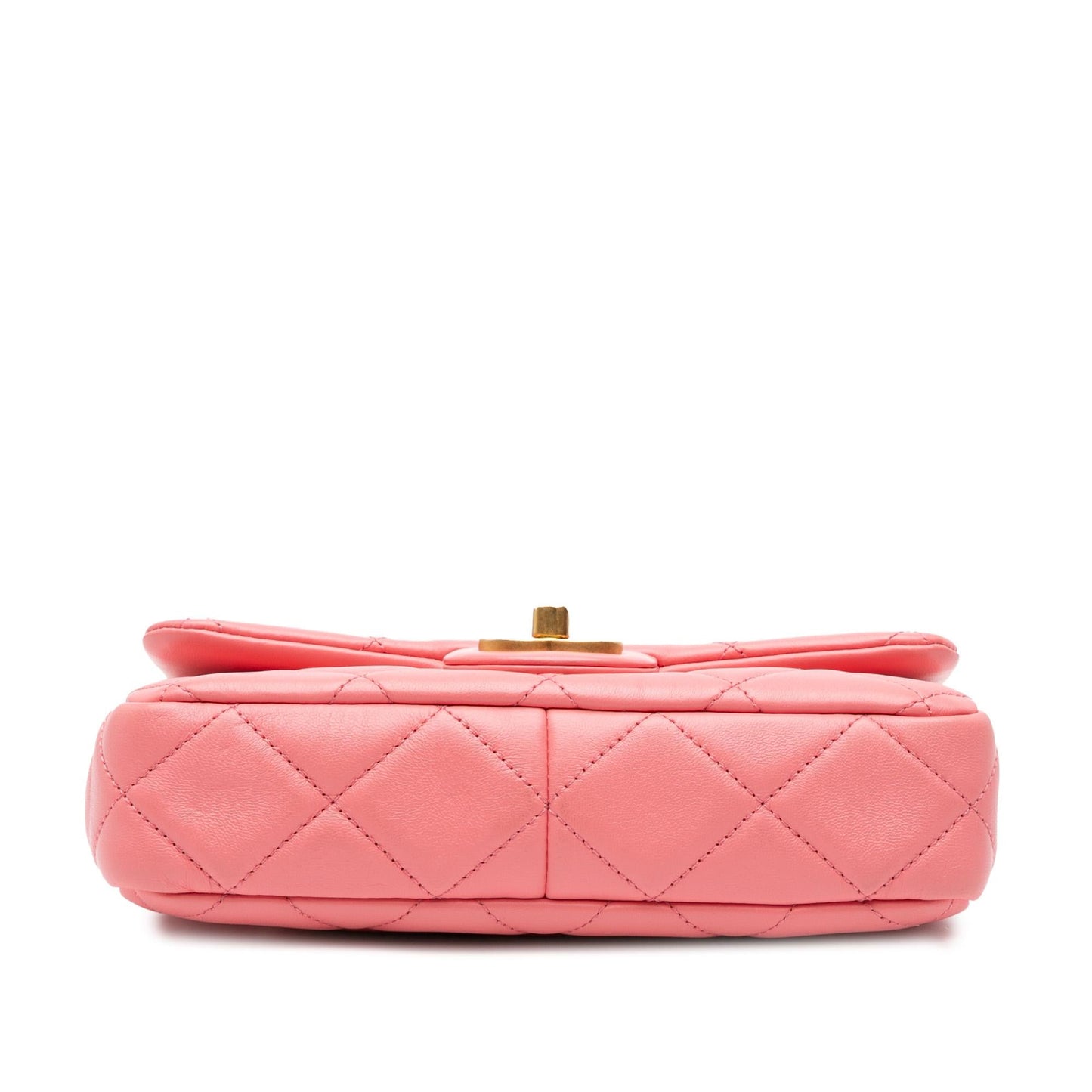 Chanel Lambskin Pending CC Flap Small Handbag Cc Flap
