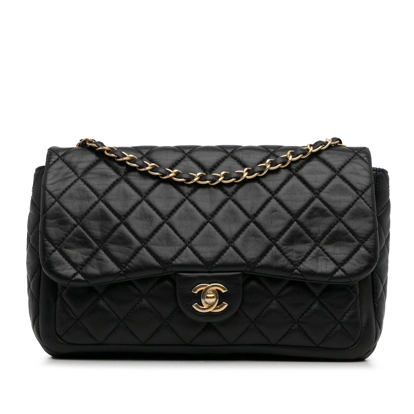 Chanel Lambskin Single Flap SHG-HELS4Y Small Handbag