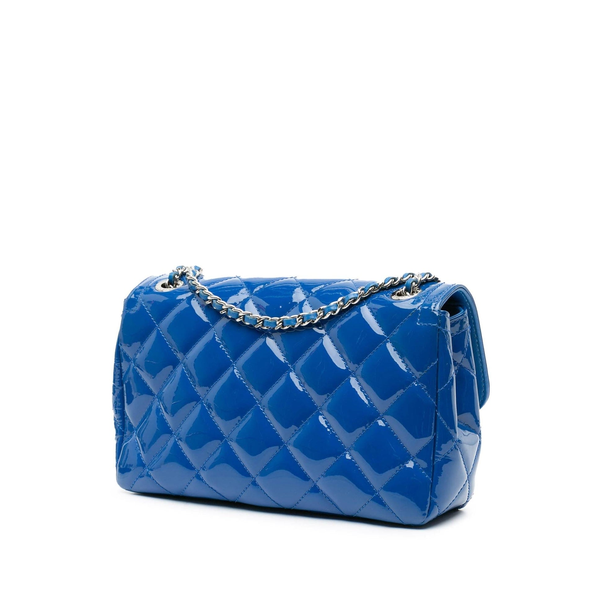 Chanel Patent Coco Shine Flap Small Handbag