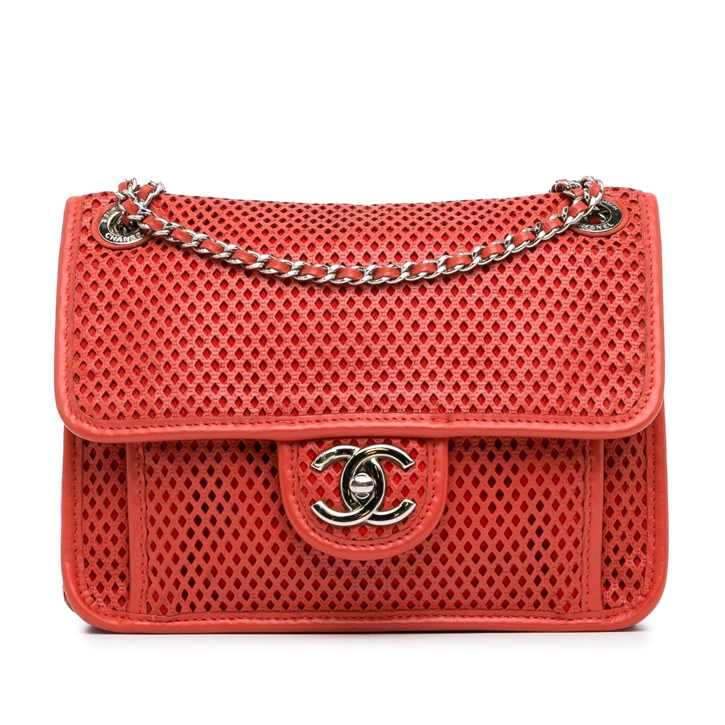 Chanel Perforated Calfskin Up Air Flap SHG-iEf845 Small Handbag