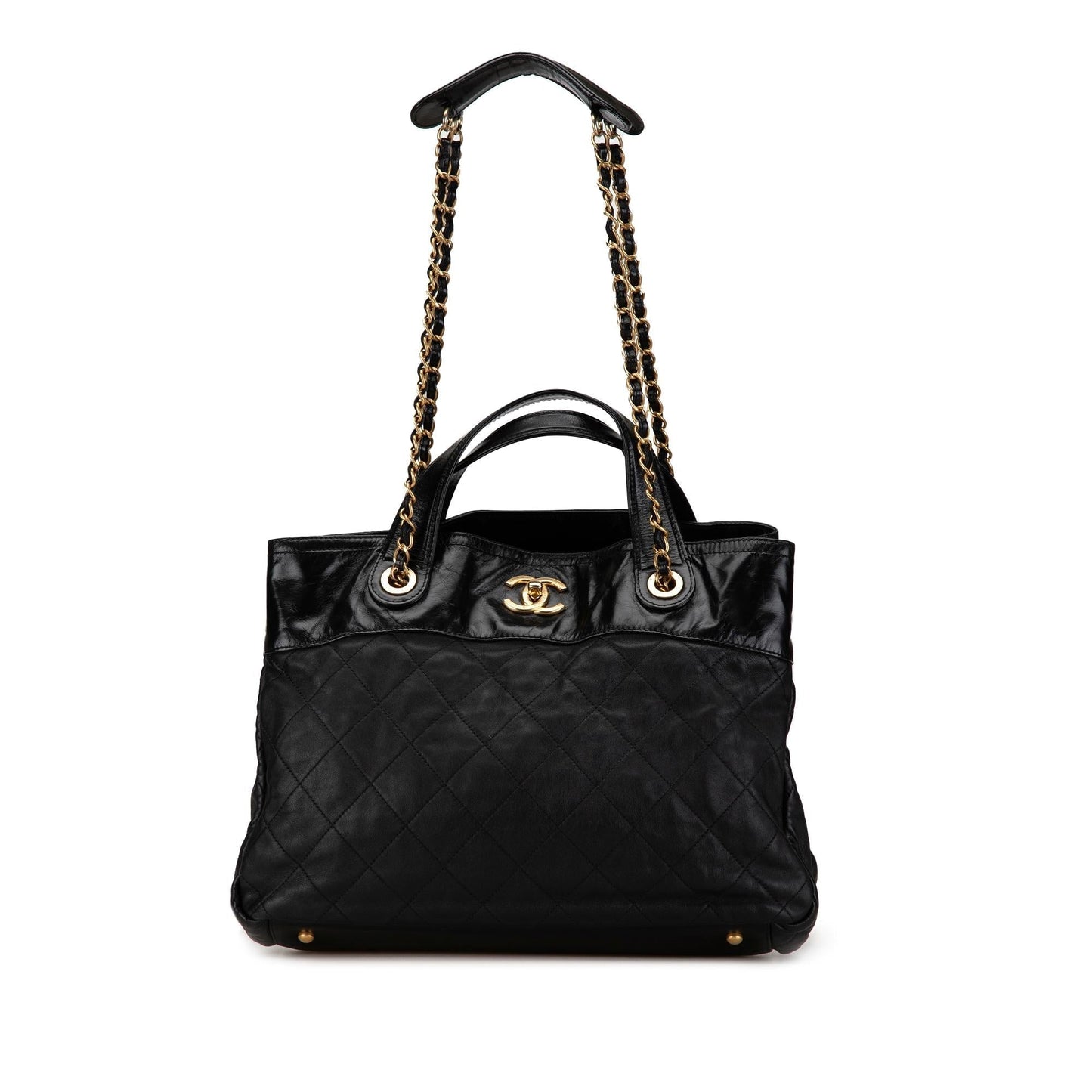 Chanel Quilted Calfskin Mix Satchel SHG-Mf2tgw Small Satchel Bag