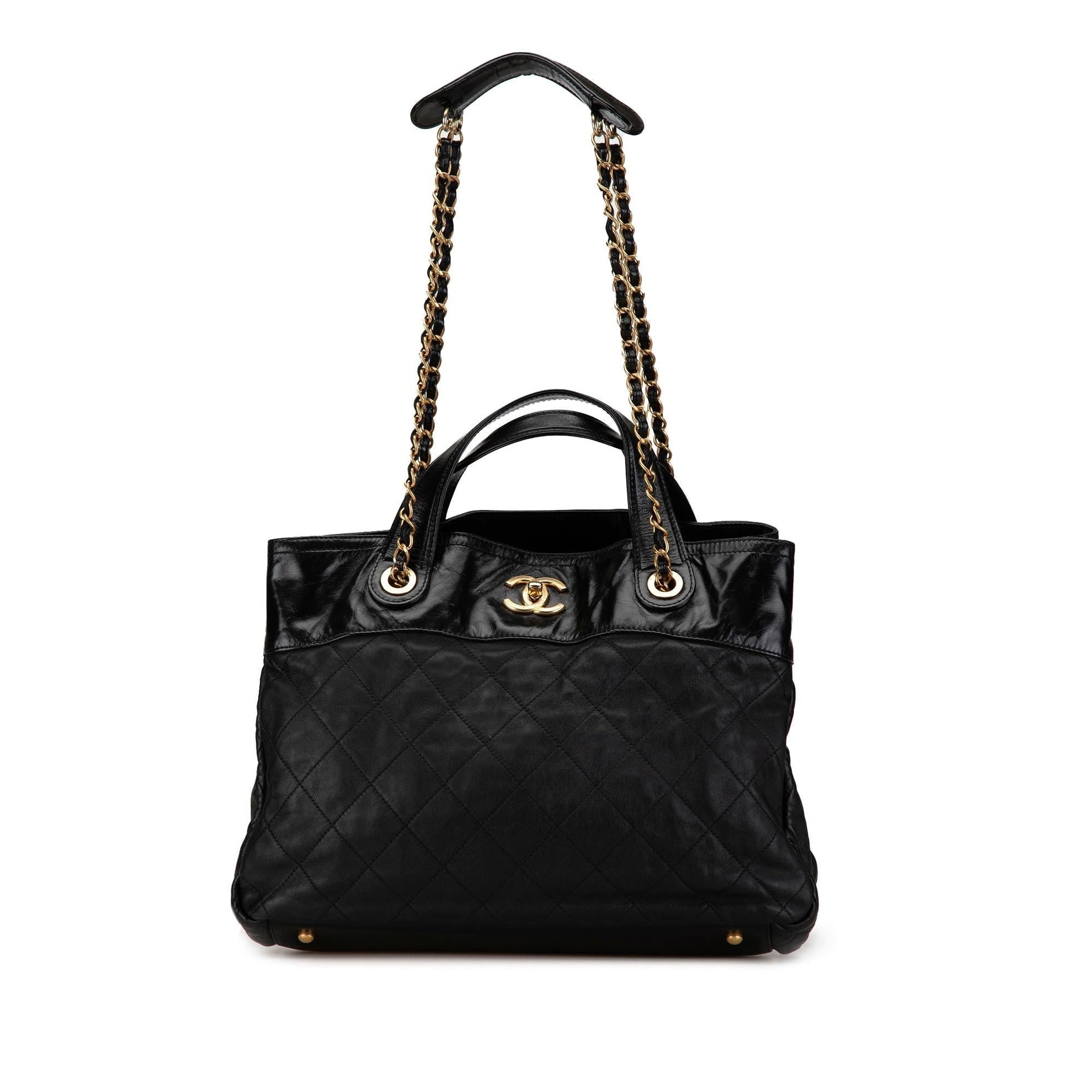 Chanel Quilted Calfskin Mix Satchel SHG-Mf2tgw Small Satchel Bag
