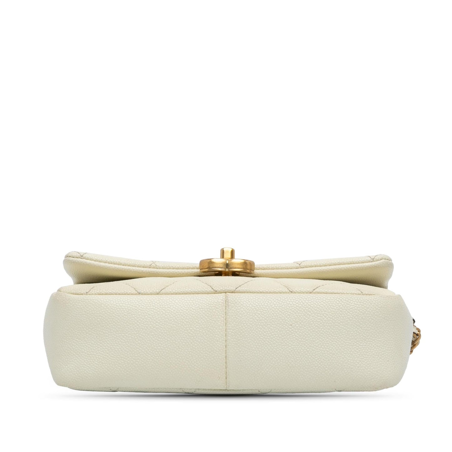 Chanel Quilted Caviar Melody Flap Small Handbag
