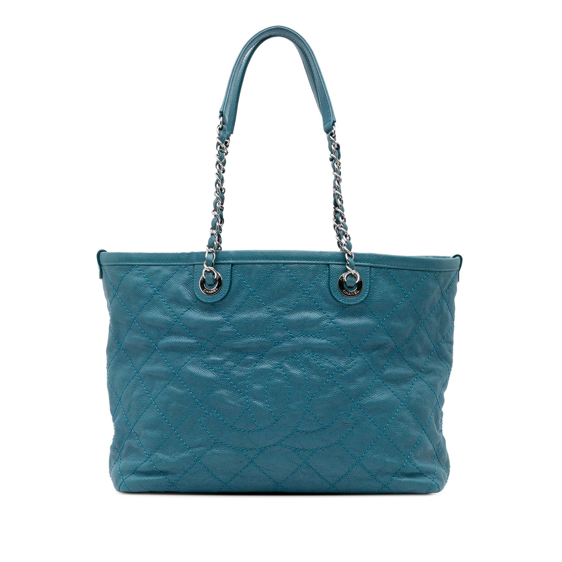Chanel Quilted Caviar Daily Shopping Small Tote Bag Tote 1