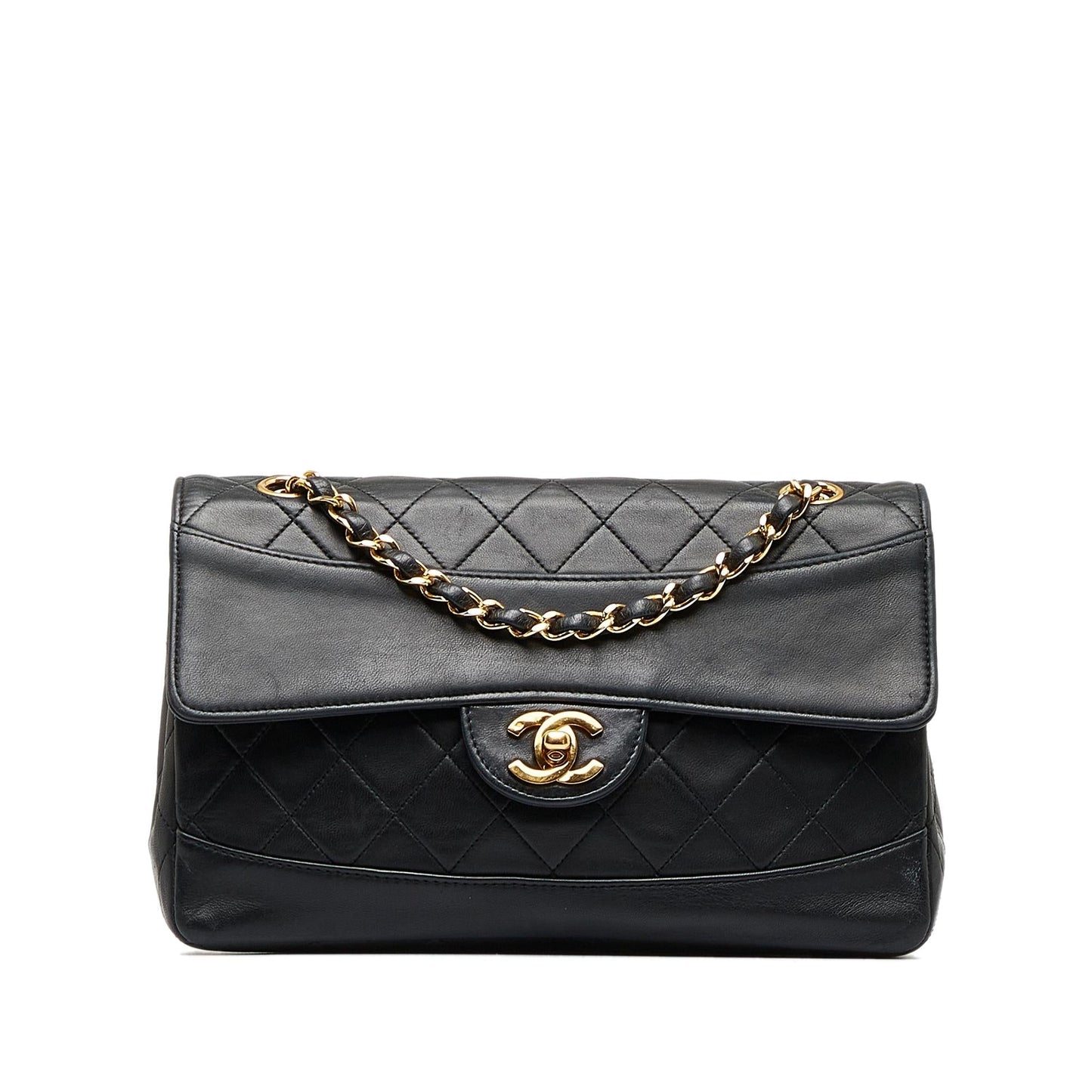 Chanel Quilted Lambskin Single Flap SHG-JnDmQ6 Small Handbag