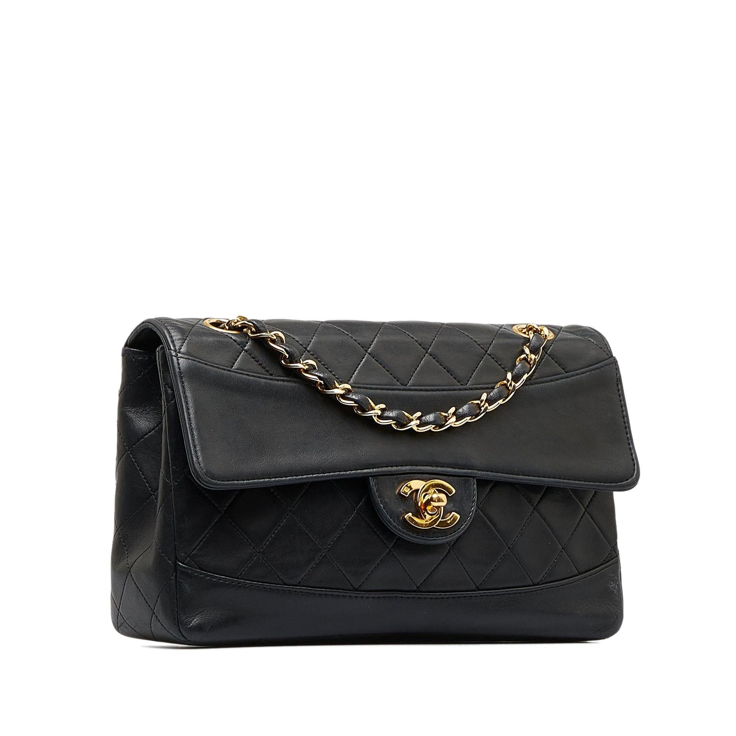 Chanel Quilted Lambskin Single Flap SHG-JnDmQ6 Small Handbag
