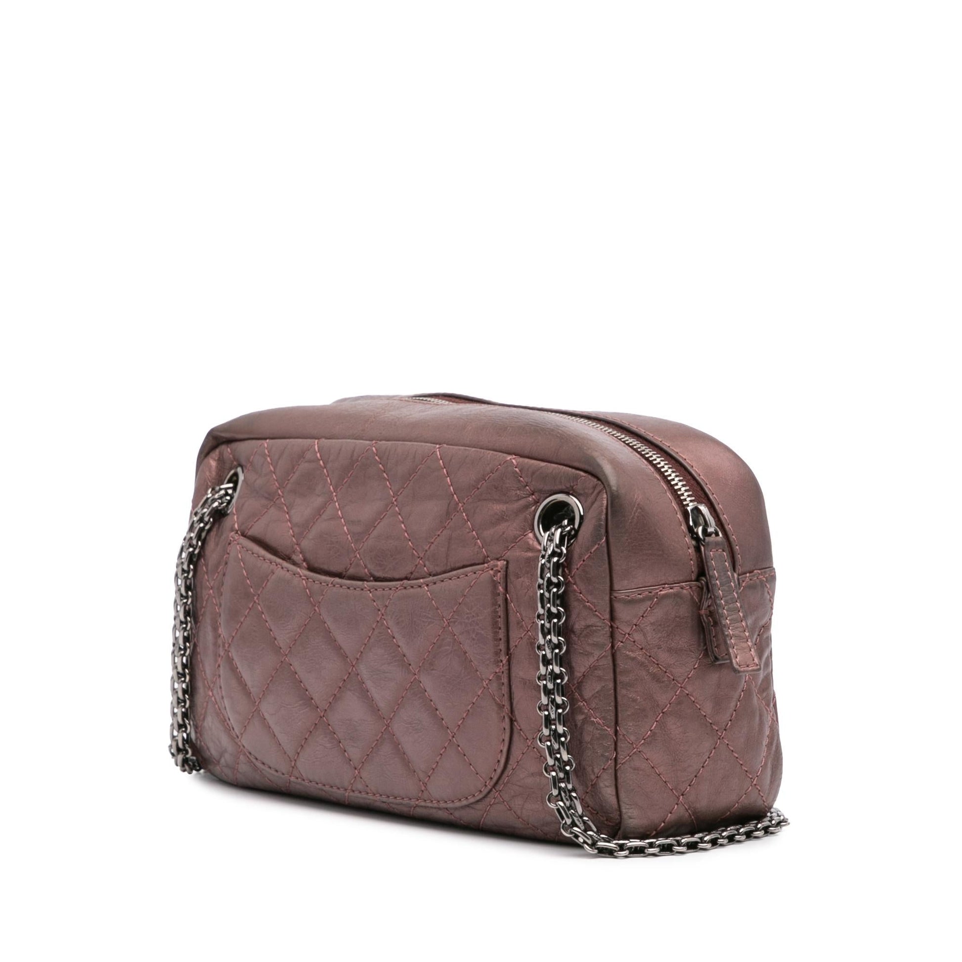 Chanel Reissue 2.55 Quilted Aged Calfskin Camera Small Crossbody Bag Bag 1