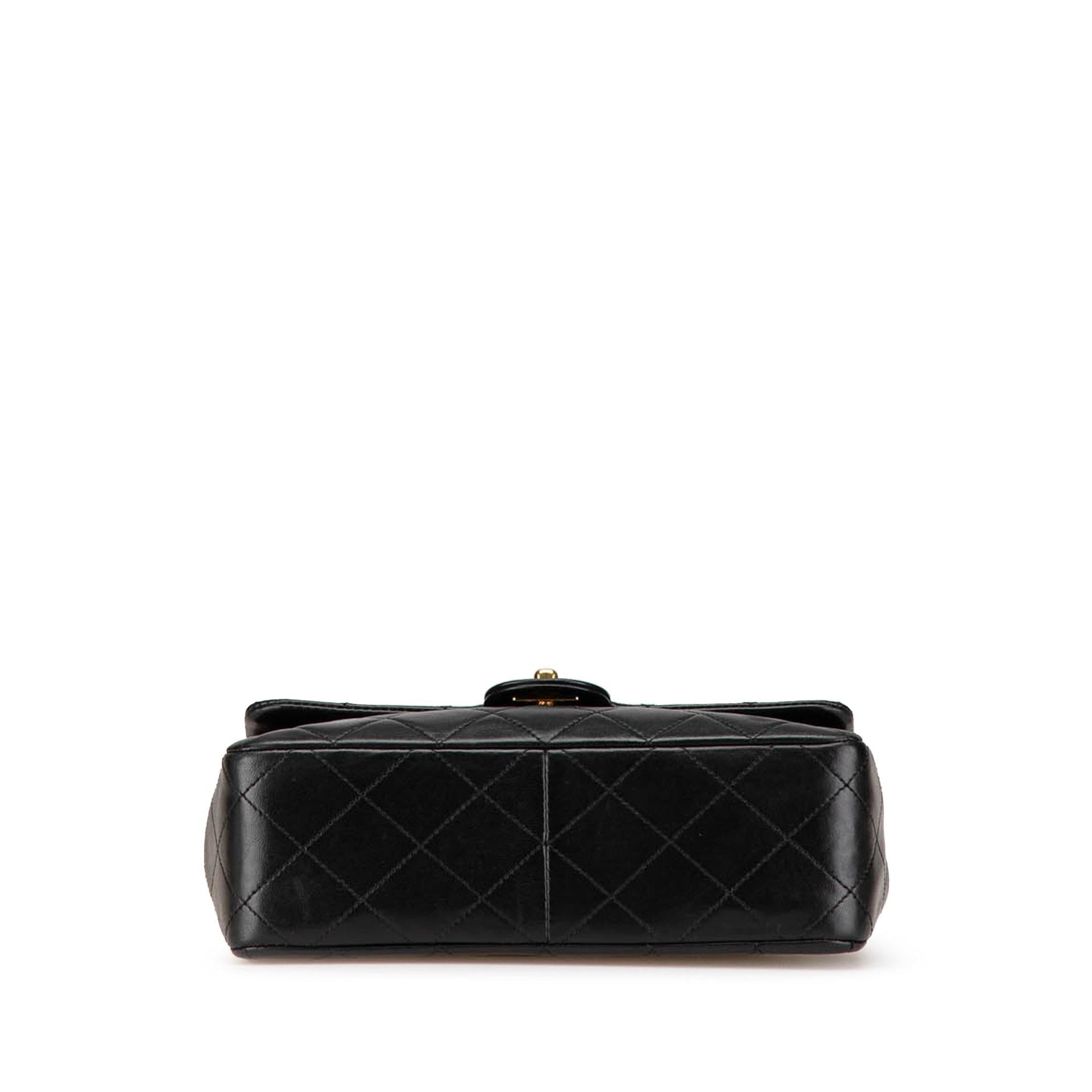 Chanel Square Quilted Lambskin Flap Small Handbag