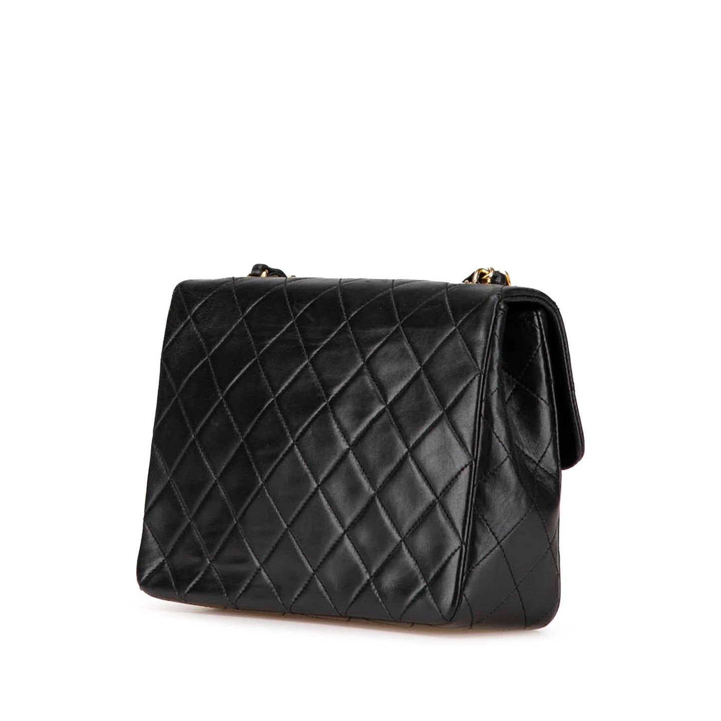 Chanel Square Quilted Lambskin Flap Small Handbag