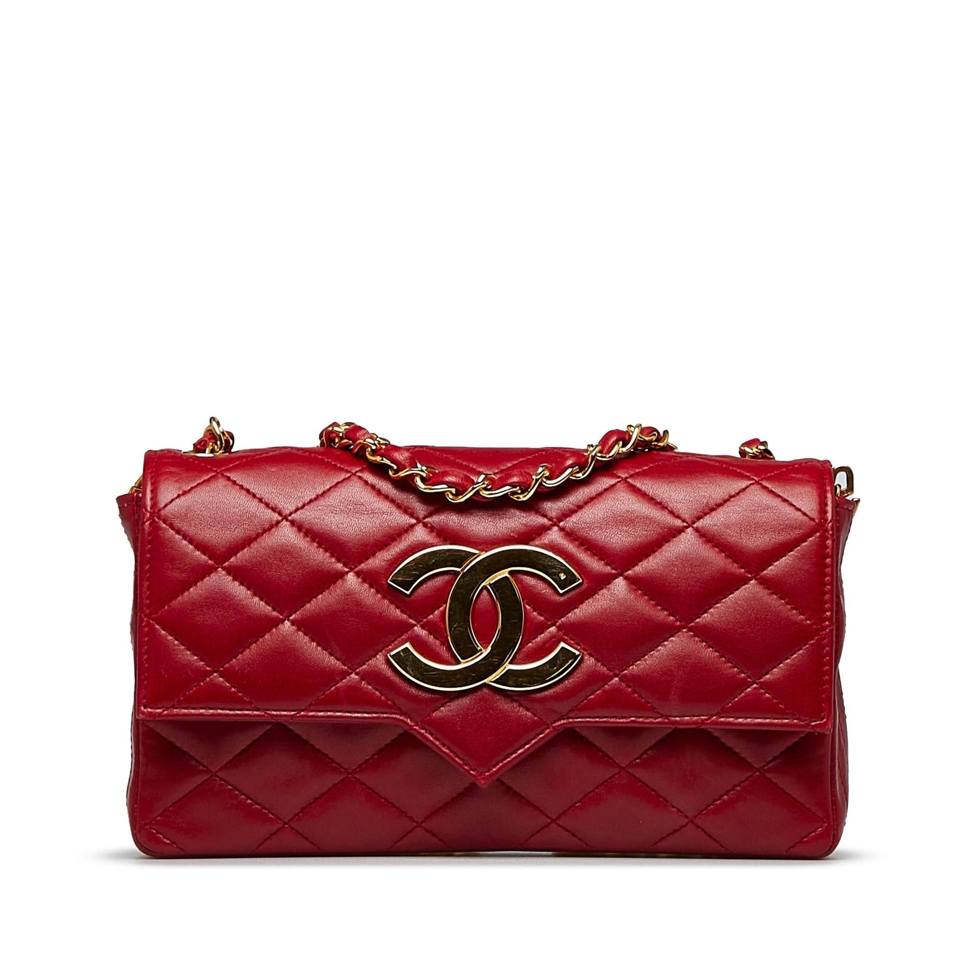 Chanel XL Quilted Lambskin Single Flap SHG-0S1d5w Small Handbag