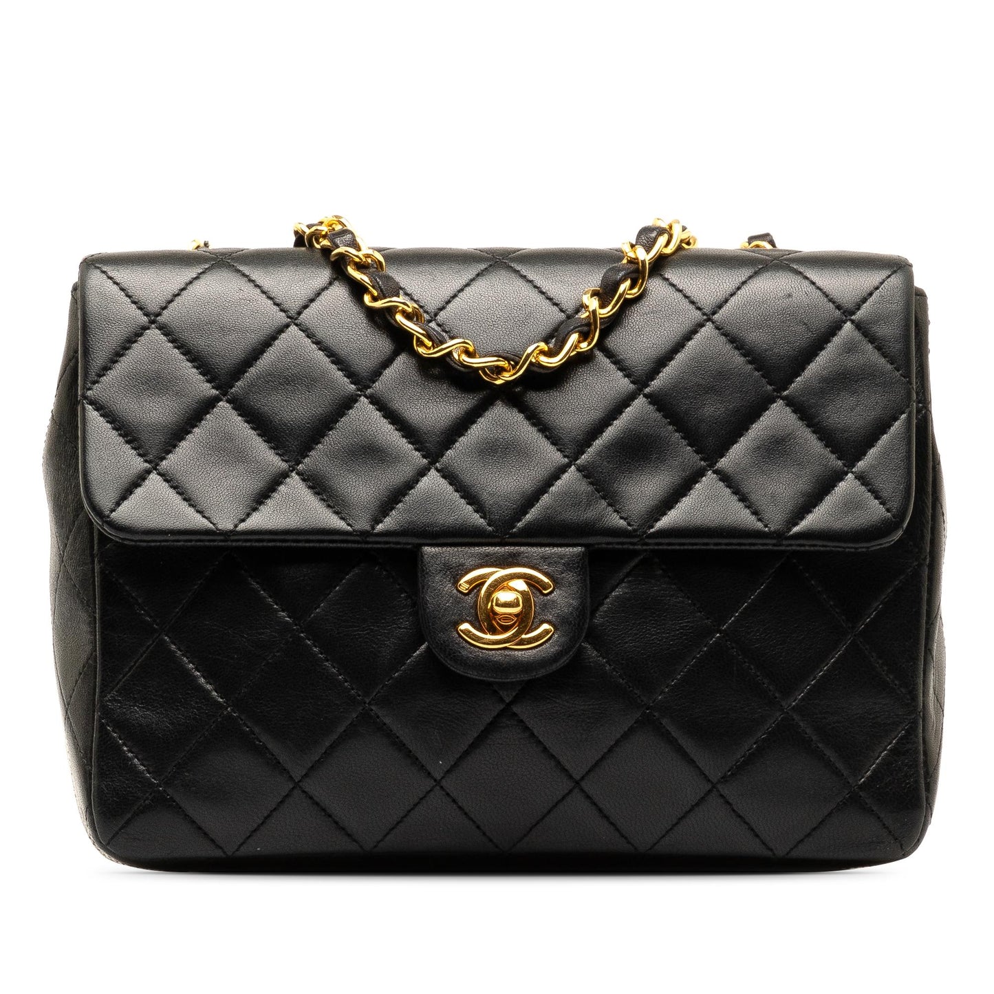Chanel Square Classic Quilted Lambskin Flap SHG-UItkKW Handbag