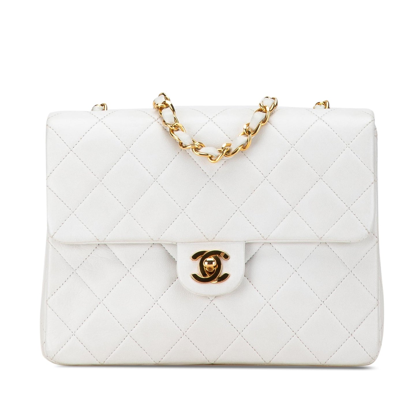Chanel Square Classic Quilted Lambskin Flap SHG-iqwoWK Handbag